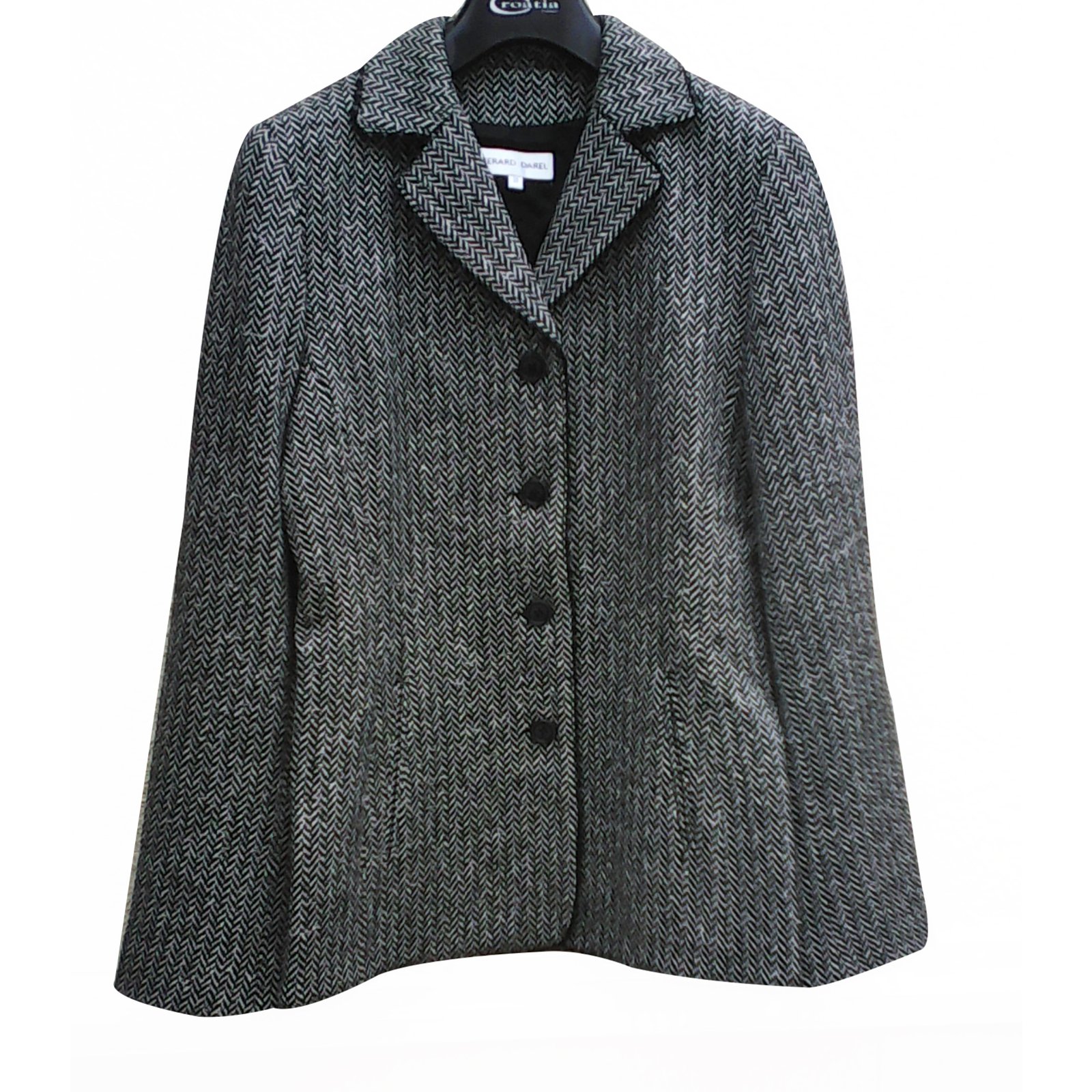 Gerard Darel Jackets Grey Wool ref.21377 - Joli Closet