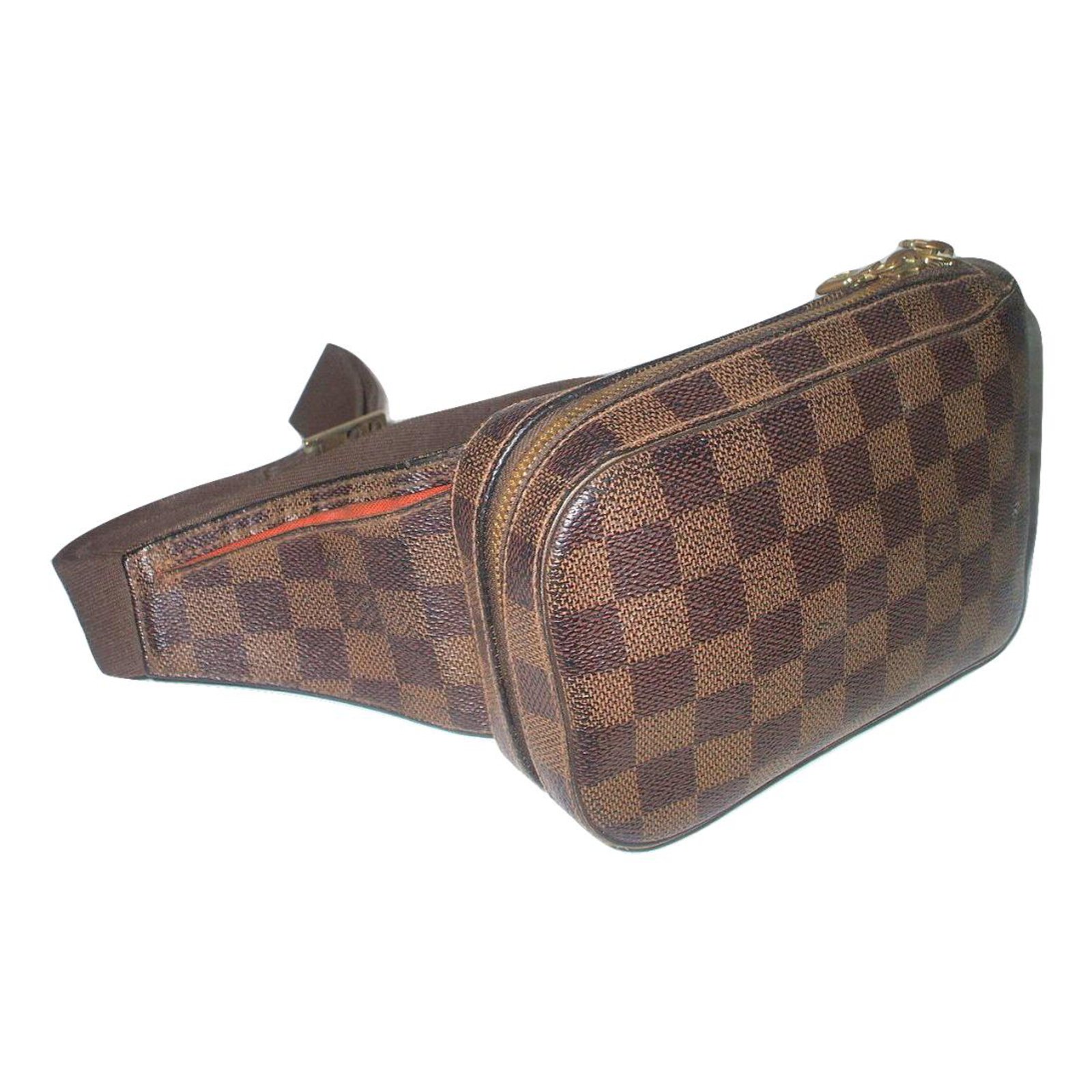 Geronimo leather bag Louis Vuitton Brown in Leather - 31106987