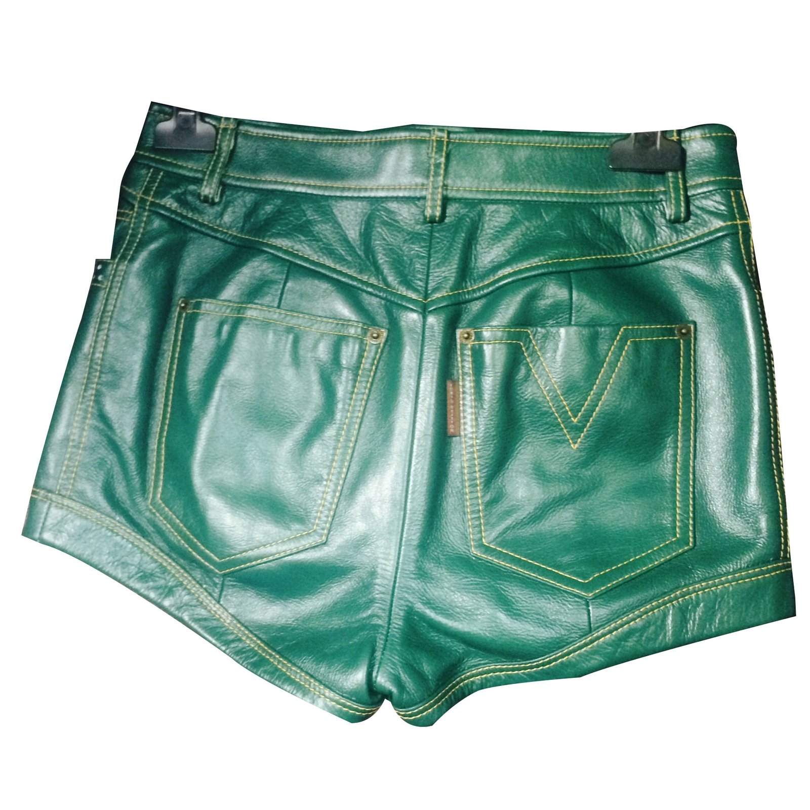 Wool shorts Louis Vuitton Green size 36 IT in Wool - 34888636