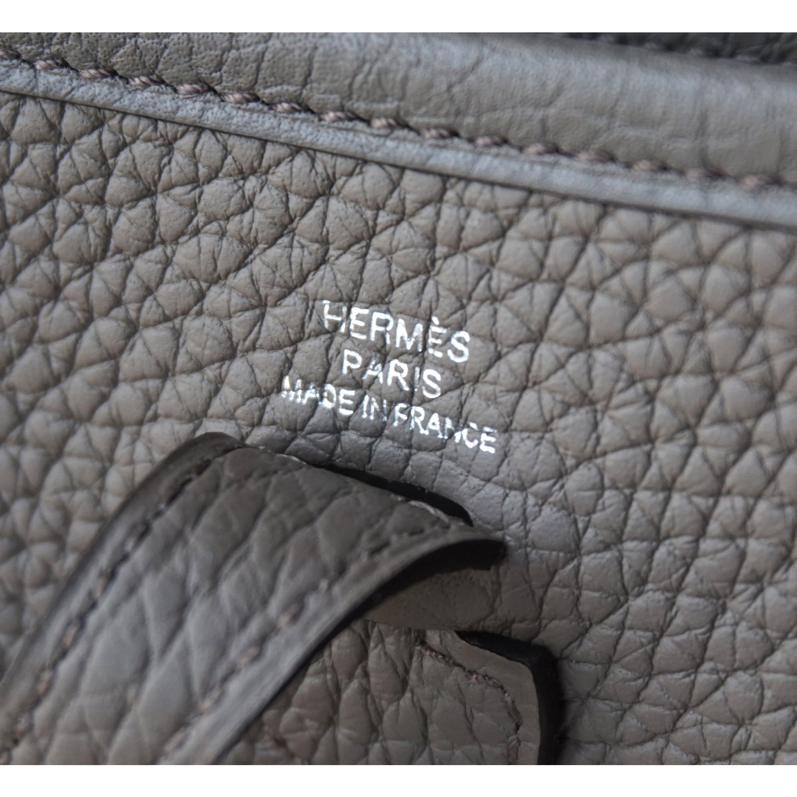 Hermès Evelyne Grey Leather ref.292644 - Joli Closet