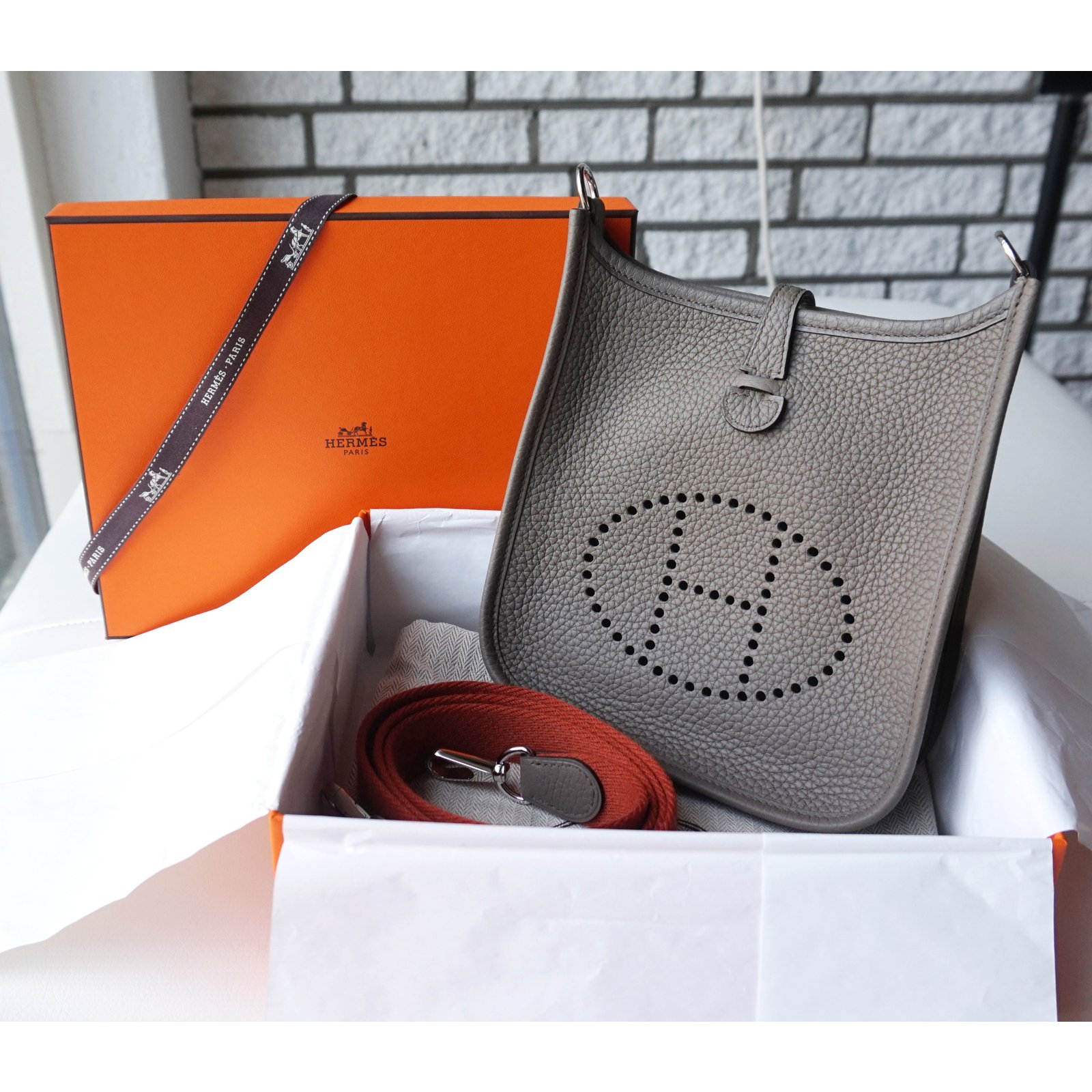 Hermès Evelyne tpm Leather ref.241956 - Joli Closet