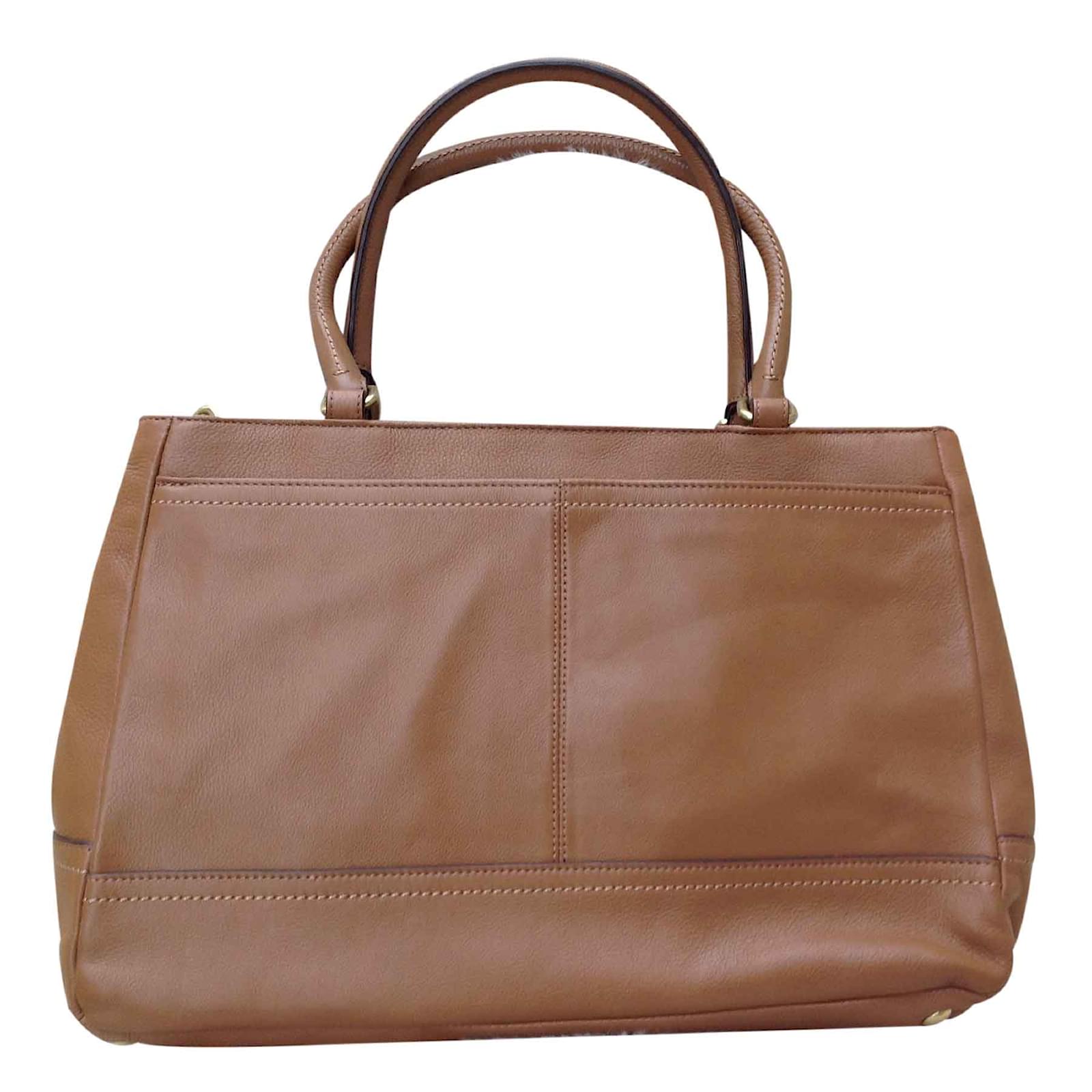 Coach Handbag Caramel Leather ref.22300 Joli Closet