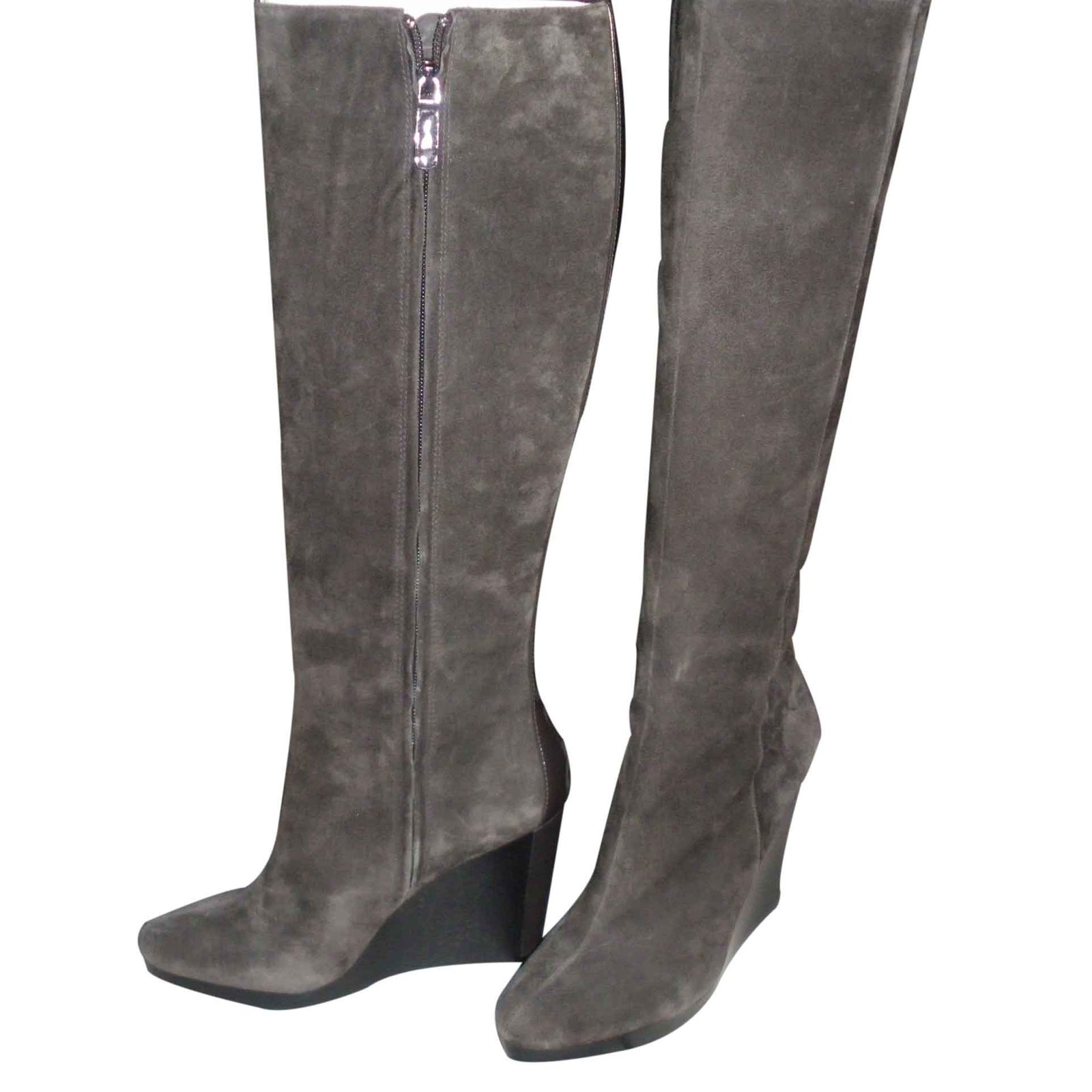 Calvin Klein Boots Dark grey Suede ref.22308 - Joli Closet