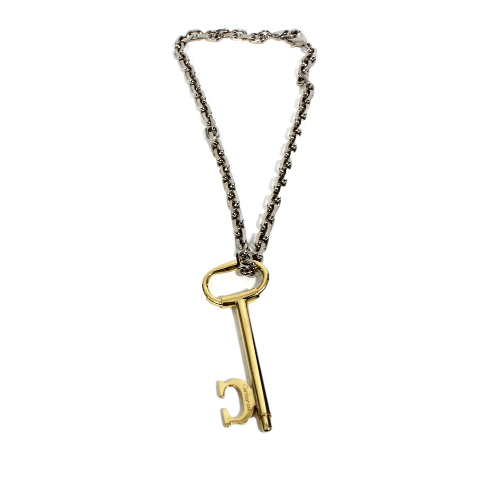 cartier love key necklace
