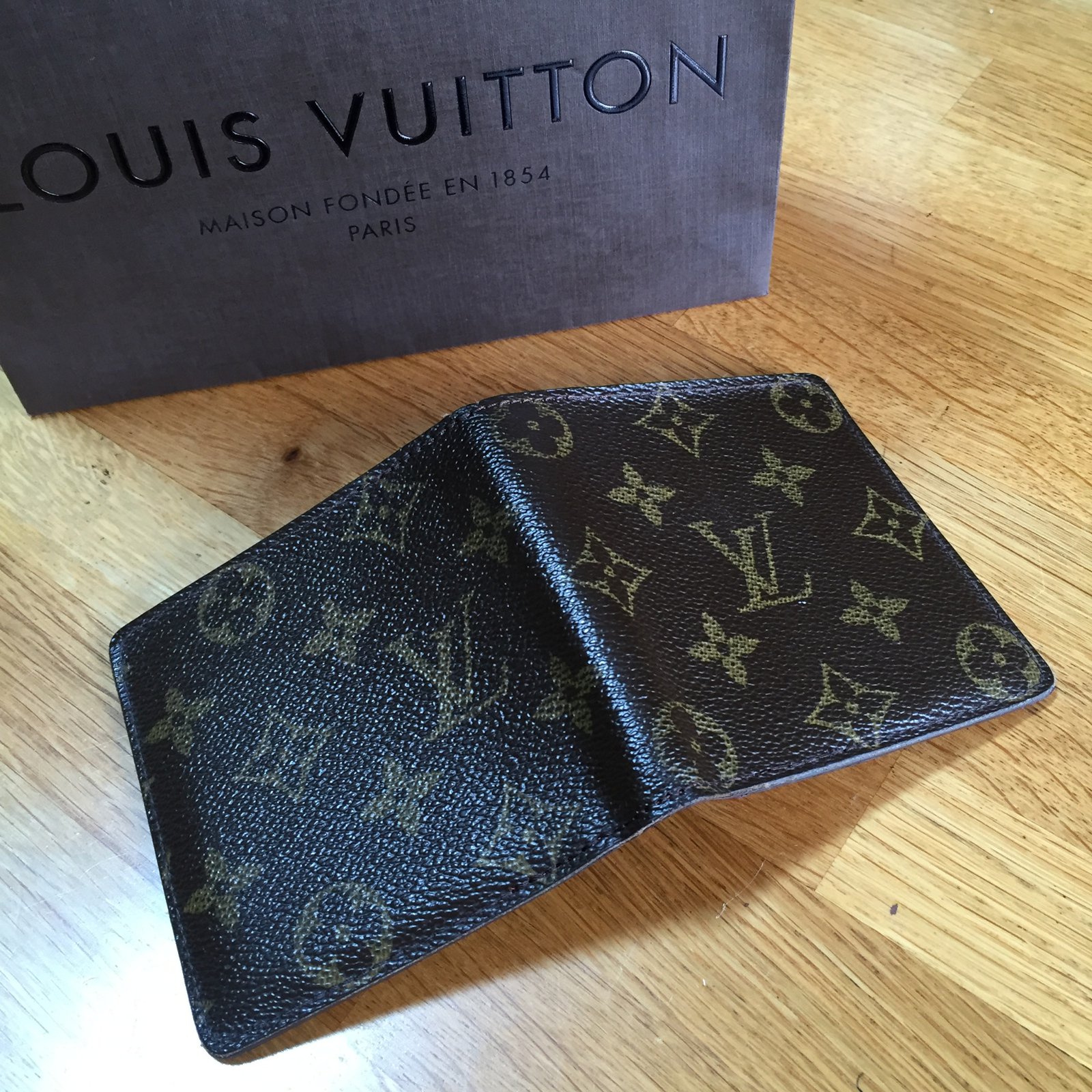 Louis Vuitton Card Wallet Brown Synthetic ref.22558 - Joli Closet