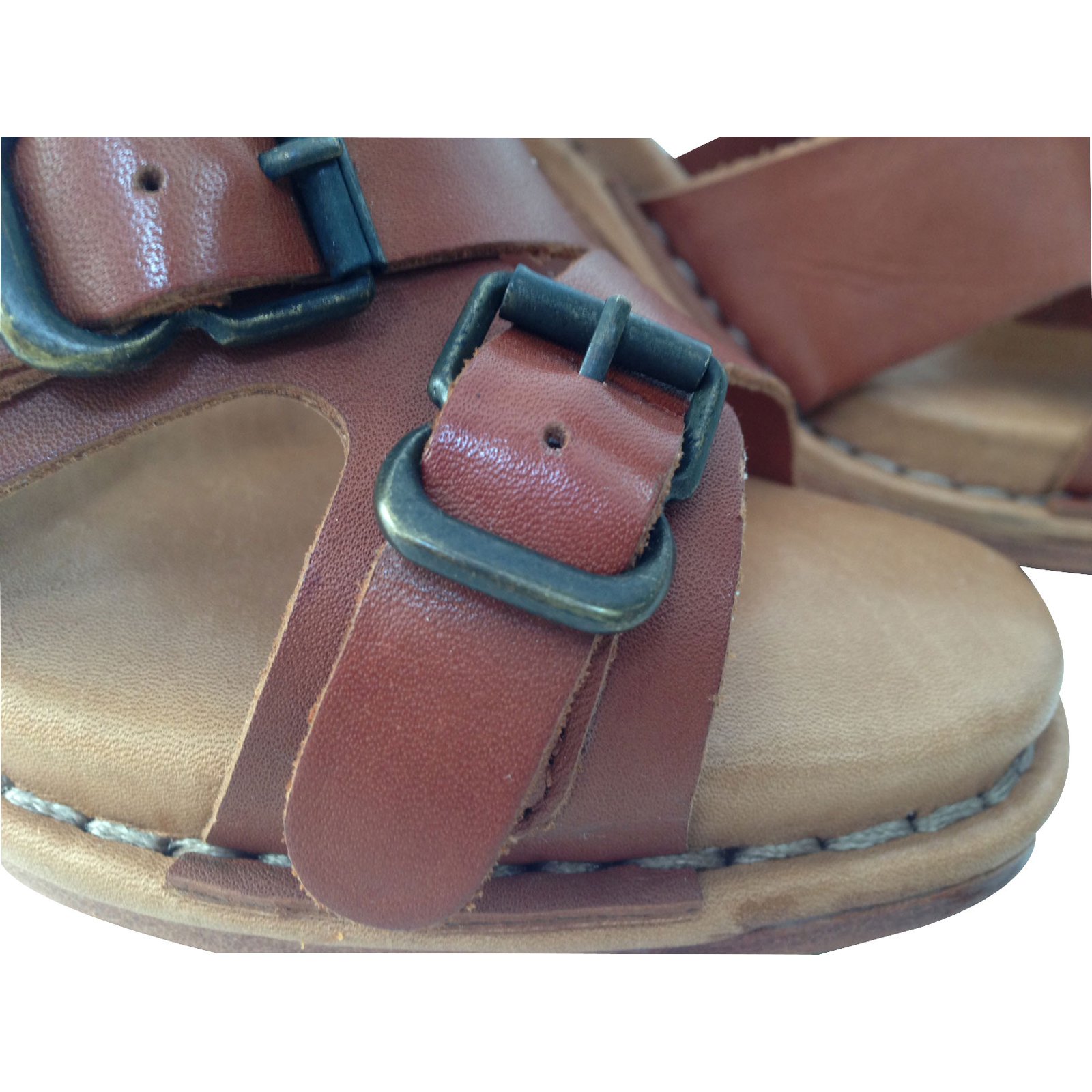 See by Chloé Sandals Light brown Leather ref.22741 - Joli Closet