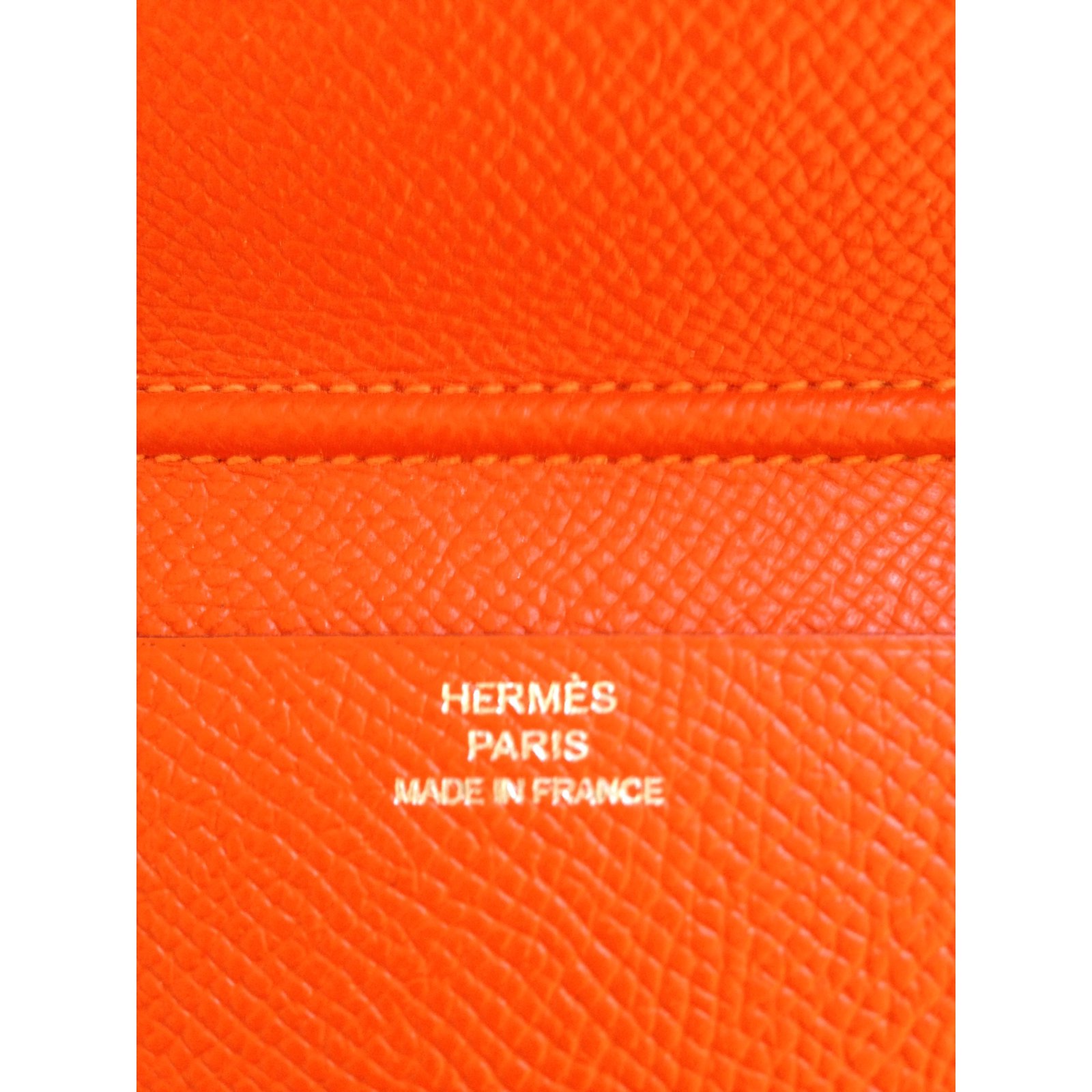Hermès Diary cover Orange Leather ref.22797 - Joli Closet