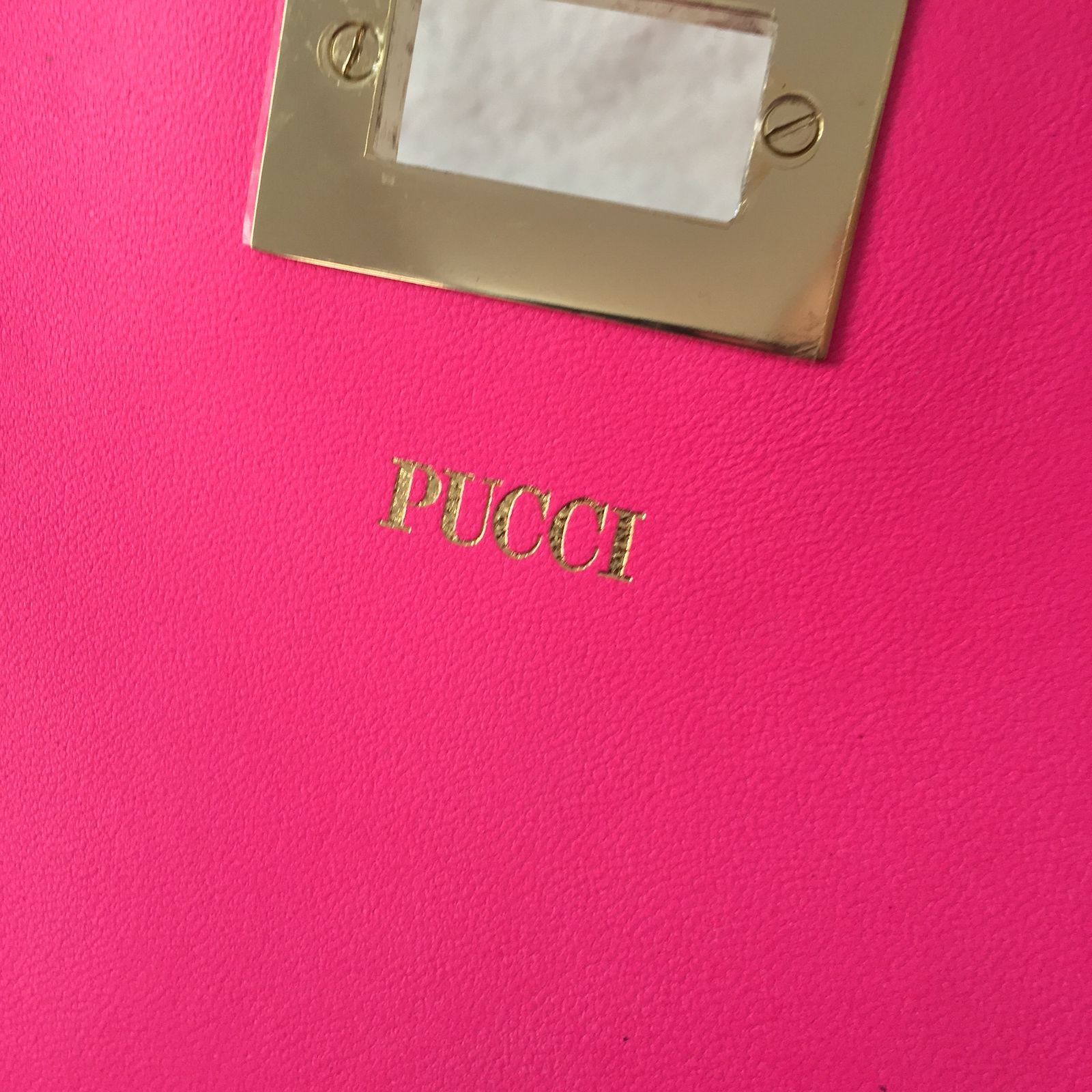 Sac à Main Emilio Pucci Rose Cyclamen En Satin - Neuf Avec Défauts, Made In Italy