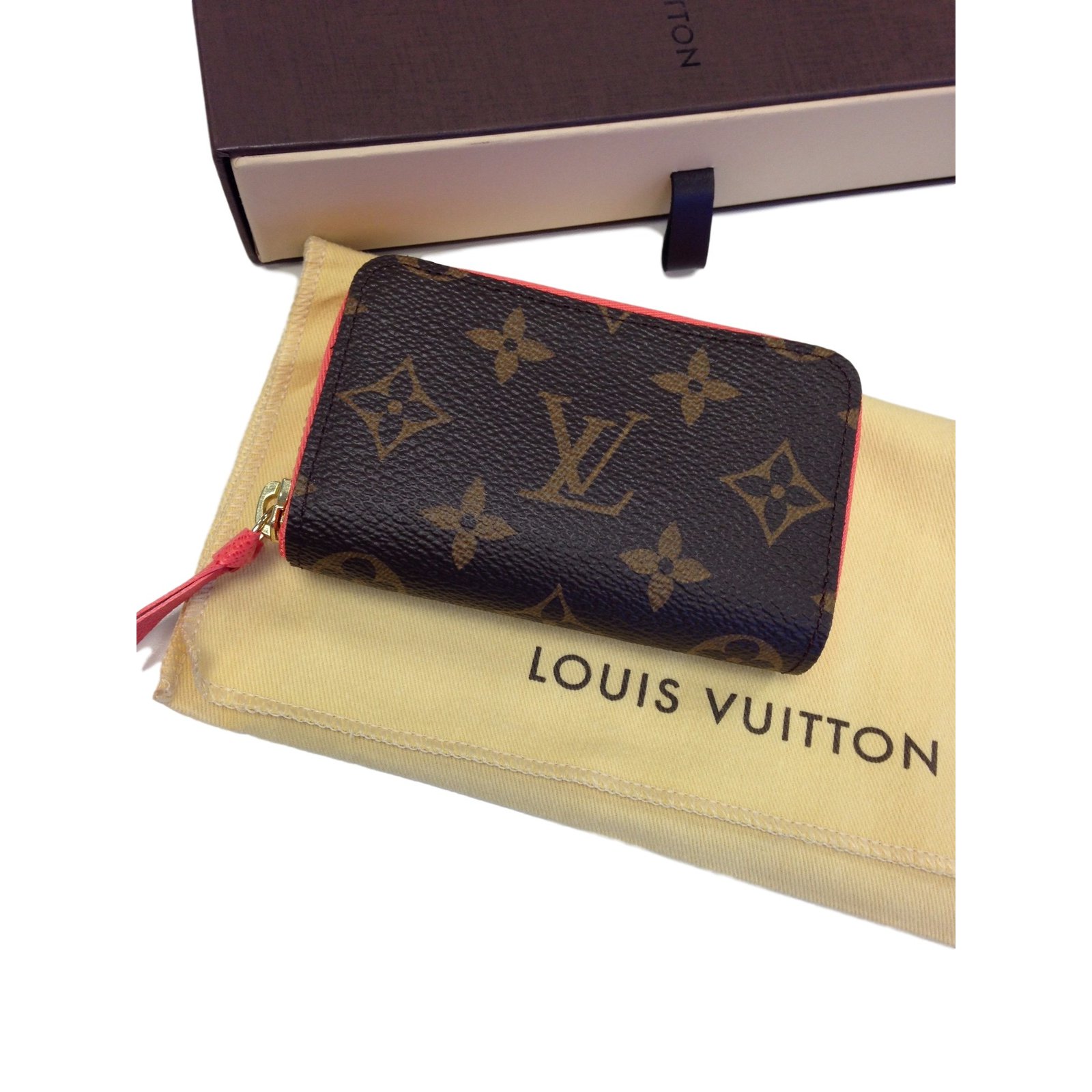 Louis Vuitton ZIPPY MULTICARTES CARD HOLDER in POPPY Brown ref