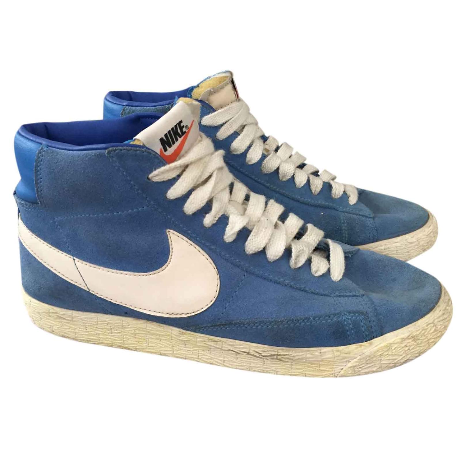 Nike Blazer Daim Bleu ref.24461 - Joli Closet