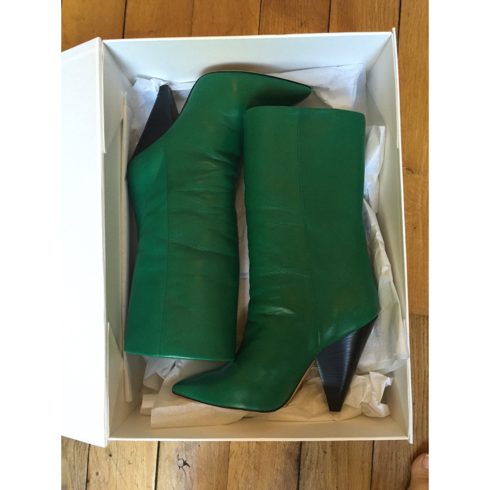 isabel marant green boots