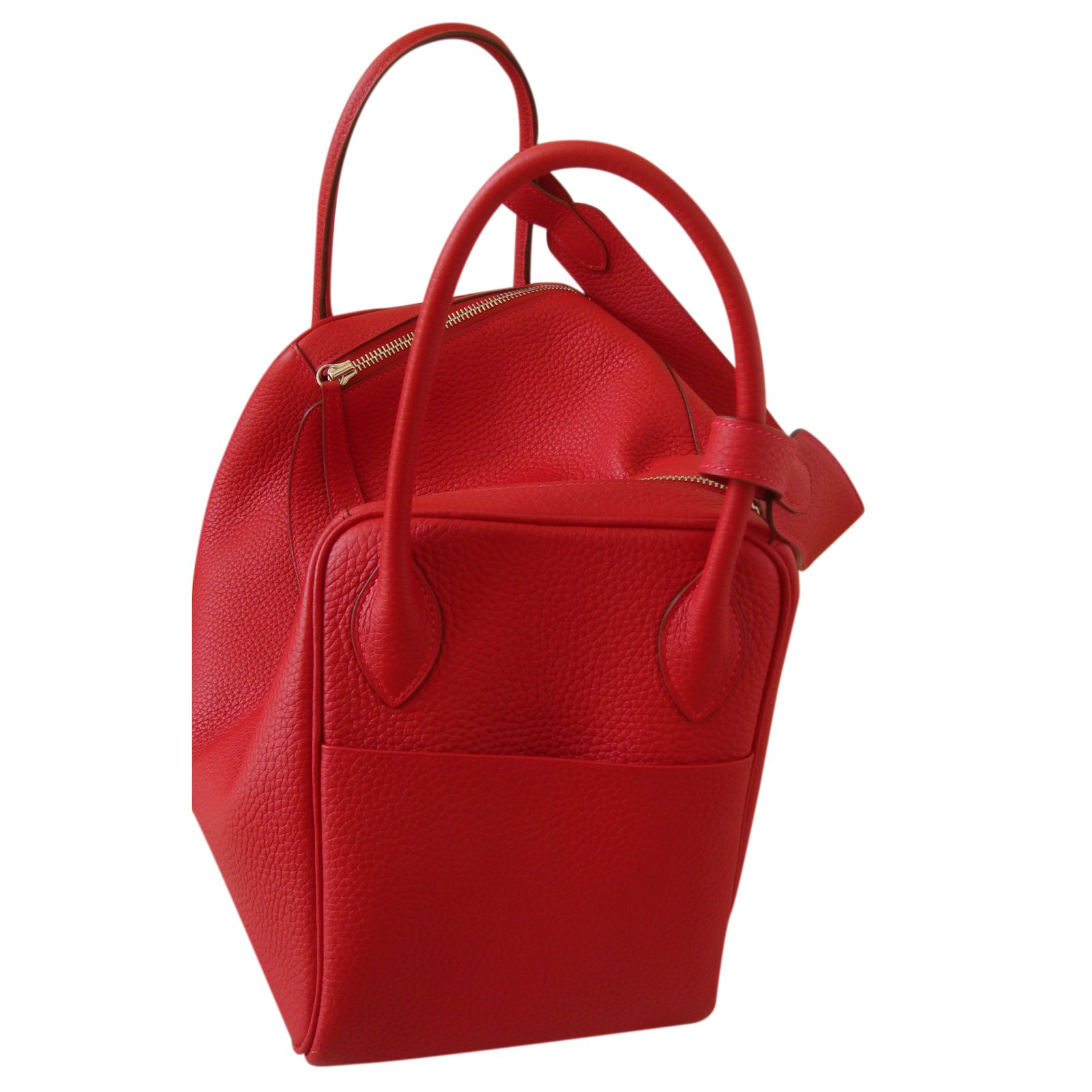 Hermès Lindy 34 Red Leather ref.24727 - Joli Closet