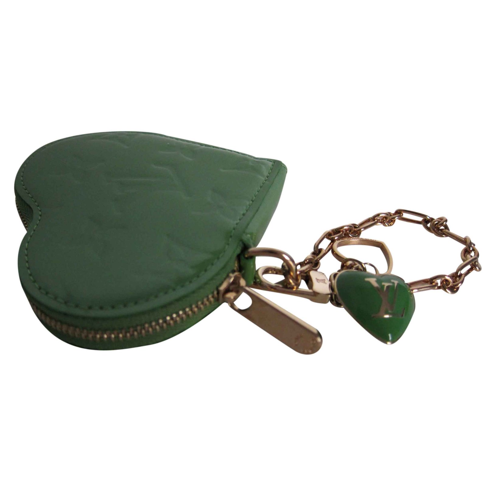 Louis Vuitton Purse Green Varnish ref.24826 - Joli Closet