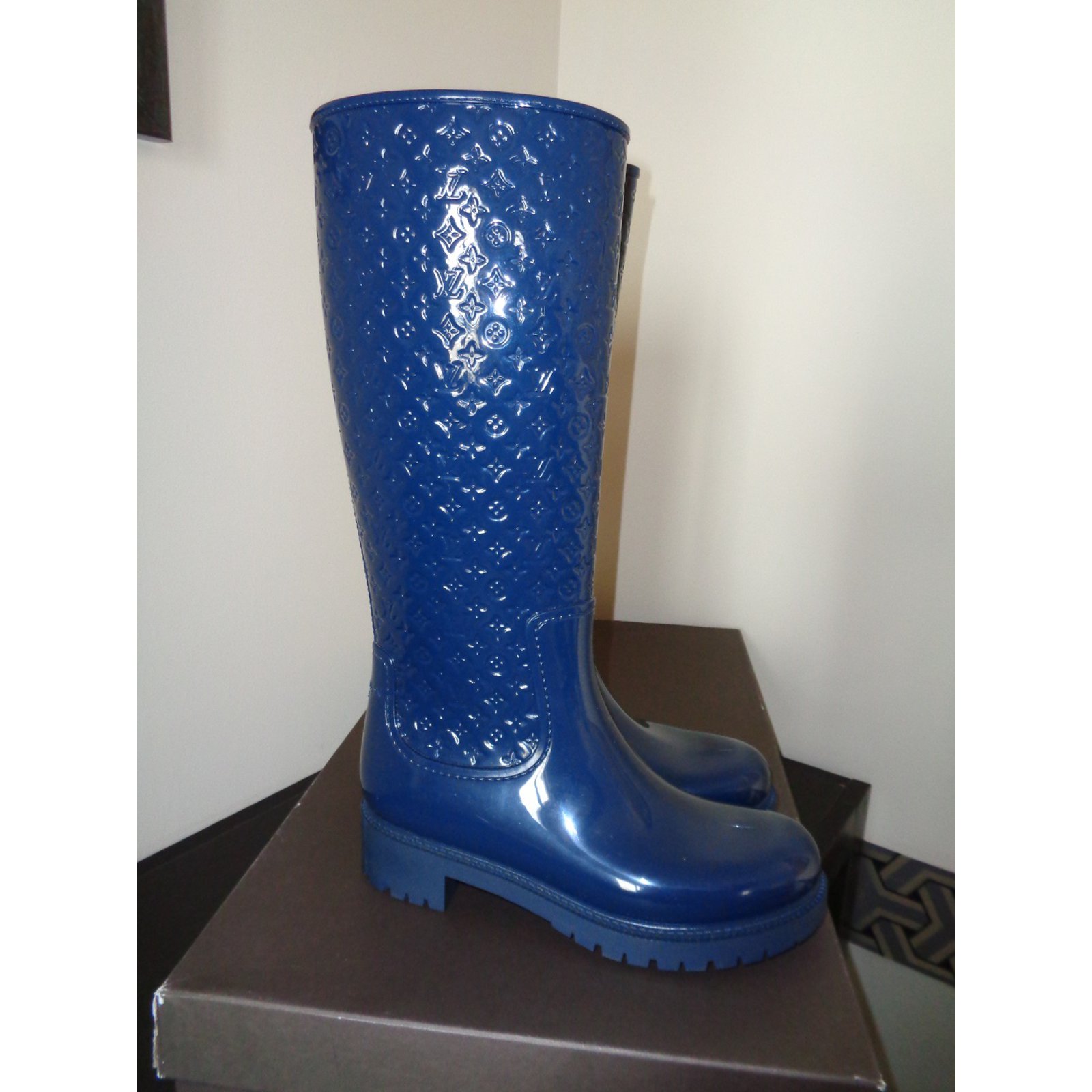 louis vuitton welly boots