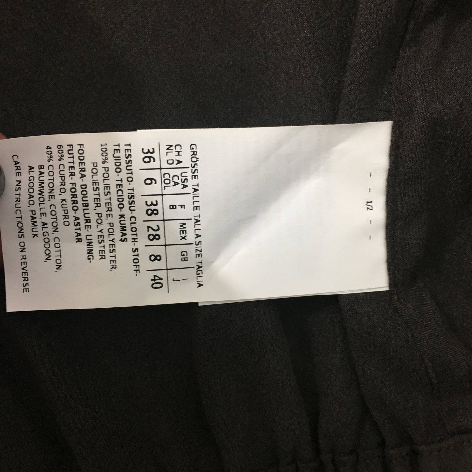 Max Mara Jacket Grey Polyester ref.25863 - Joli Closet