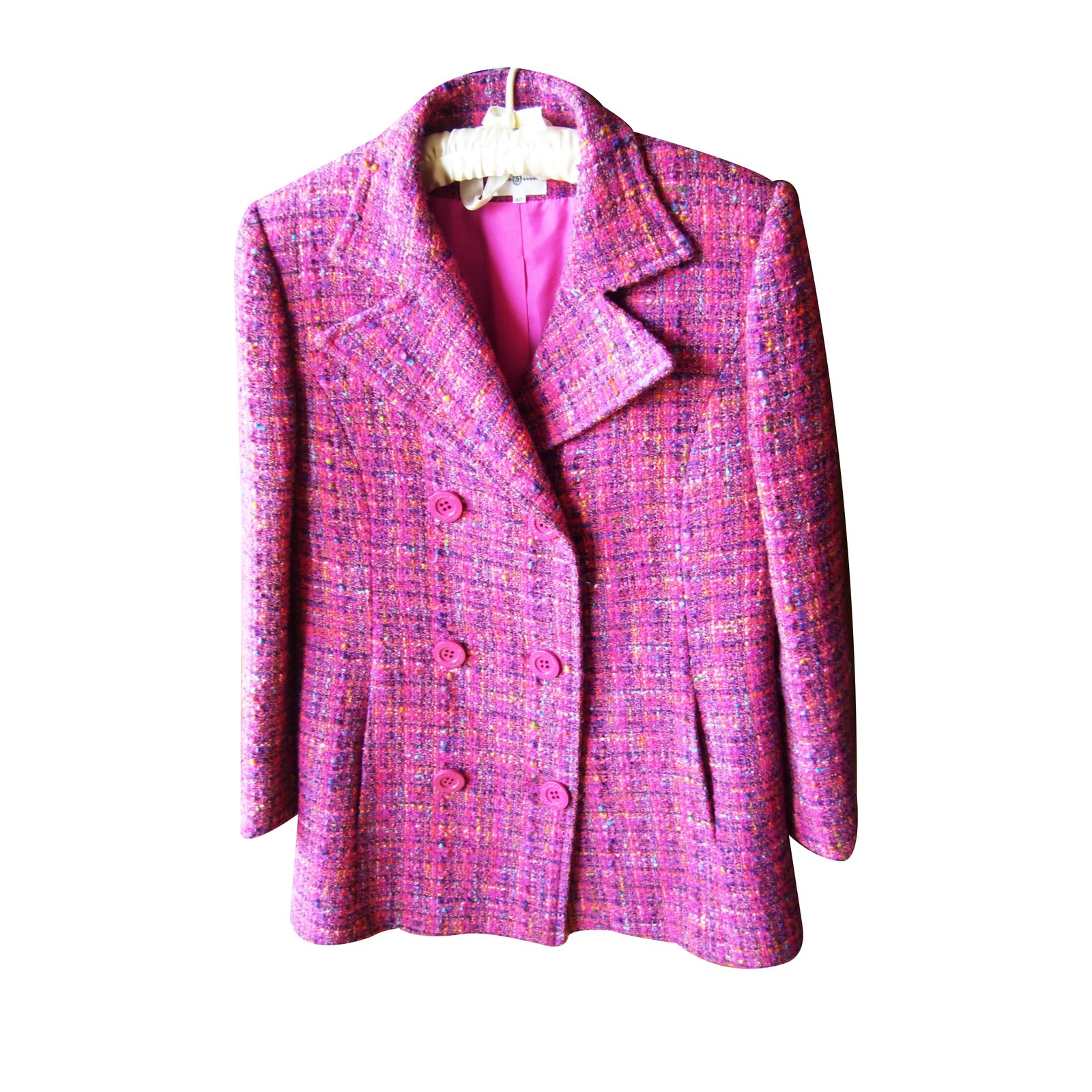 Inès de la Fressange Jacket Pink Wool ref.26441 - Joli Closet