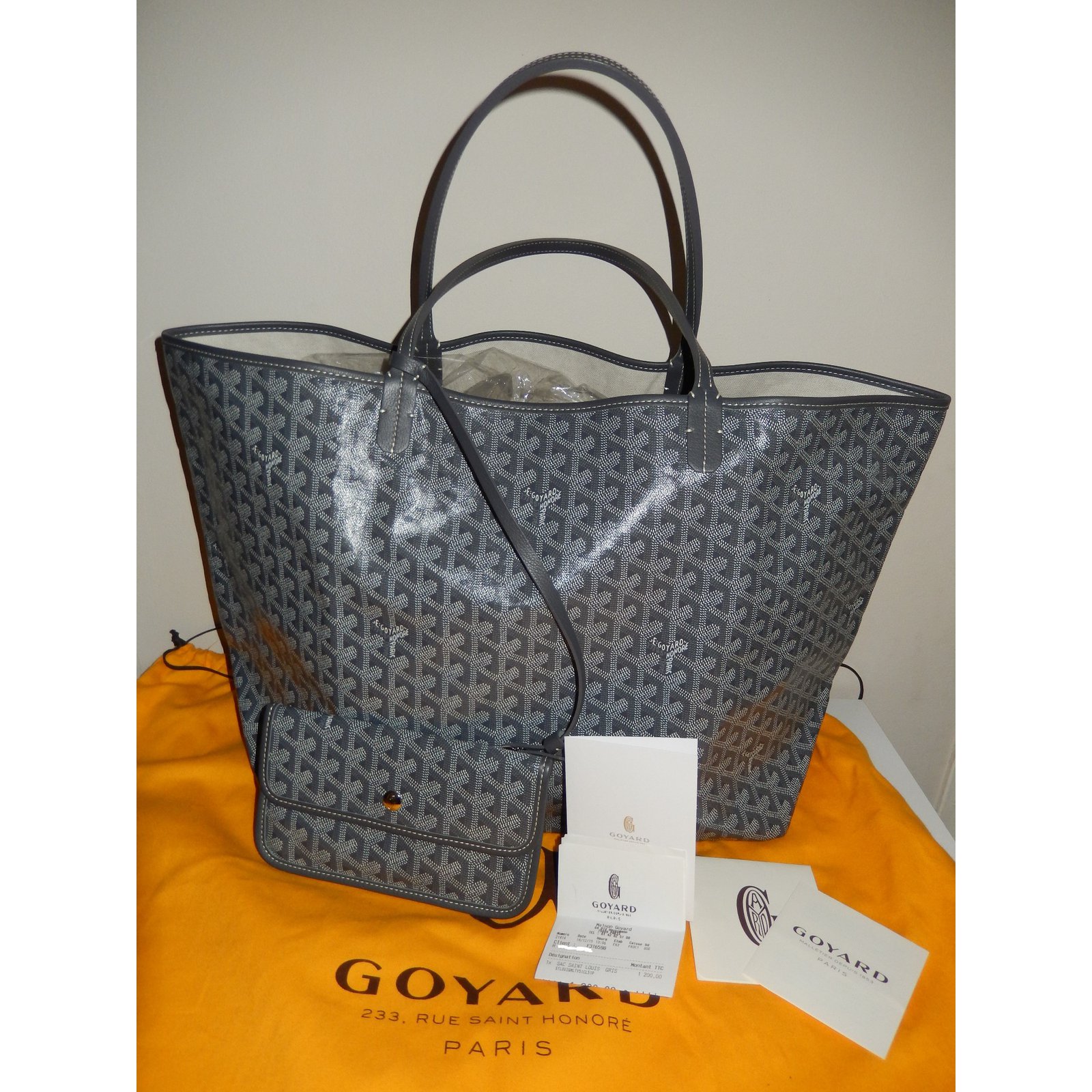 Goyard saint louis Grey Cloth ref.67108 - Joli Closet