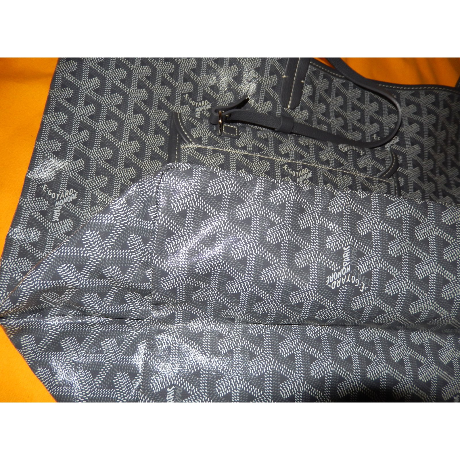 Saint-louis cloth tote Goyard Grey in Cloth - 26736899