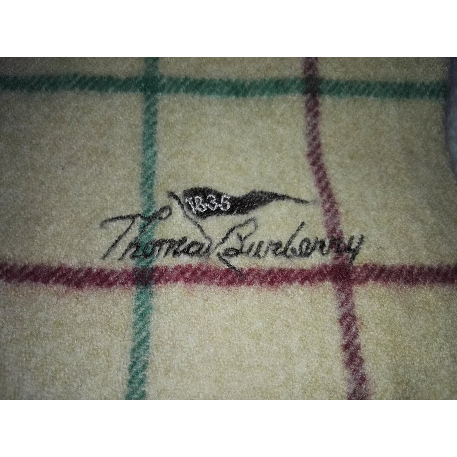 Thomas Burberry Scarf Men Scarves Wool 