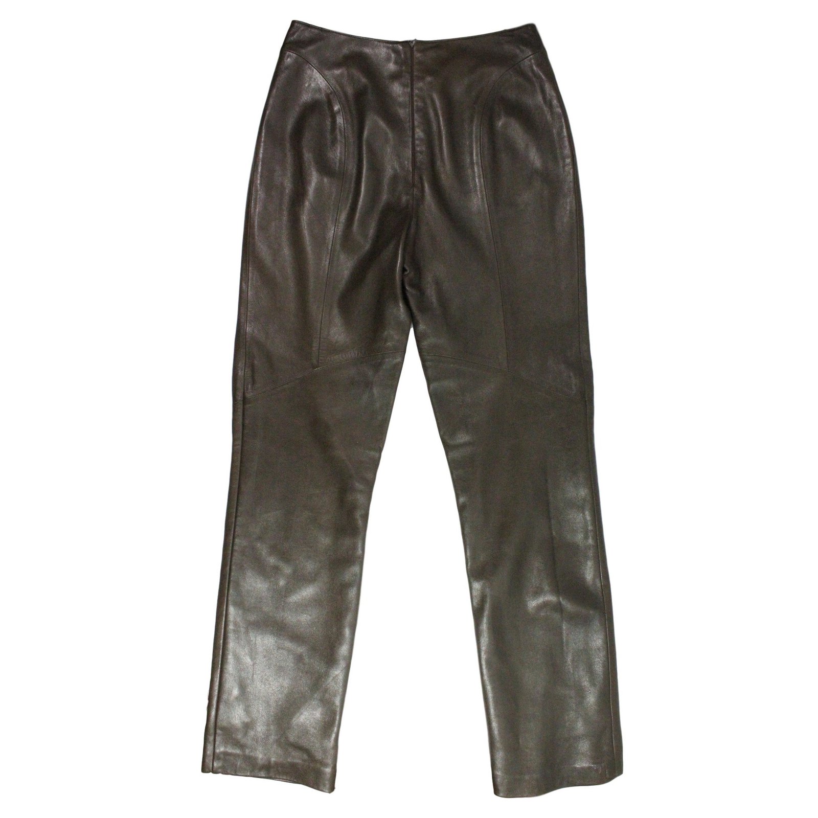 Gucci Leather trousers Brown ref.26942 - Joli Closet