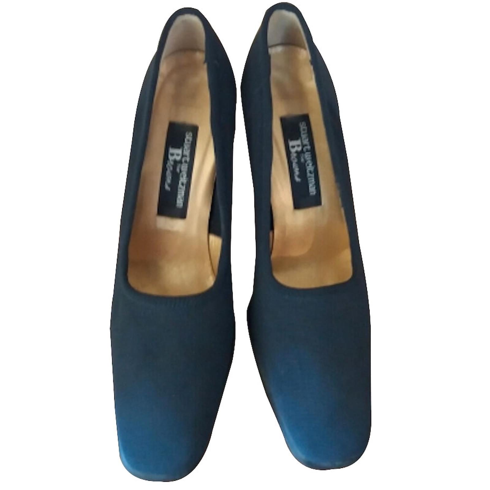 stuart weitzman blue heels