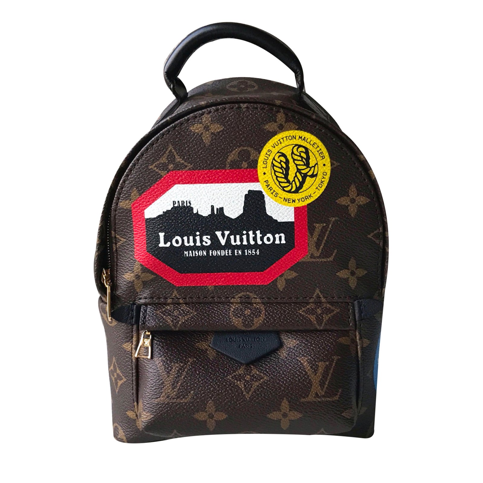 Louis Vuitton Sacs à dos Cuir Marron ref.29723 - Joli Closet