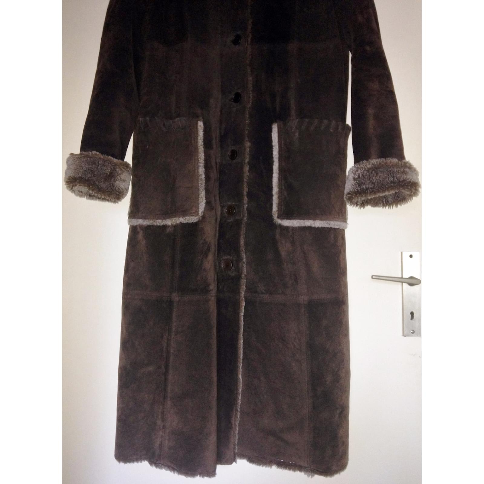 Manteaux Rene Derhy Manteau Cuir Marron ref.28825 Joli Closet Manteaux Rene Derhy Manteau Cuir Marron ref.28825 Joli Closet