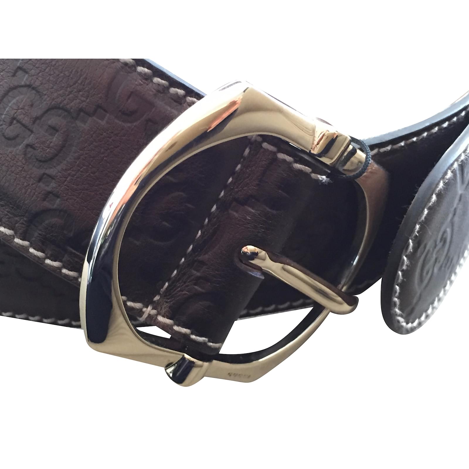Gucci Belt Leather ref.29455 - Joli Closet