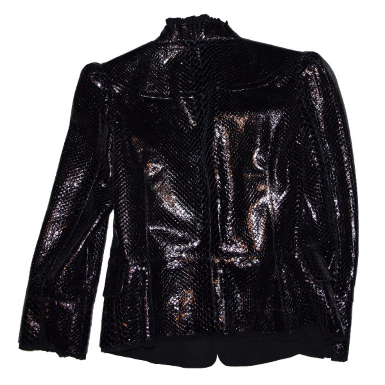 gucci snake leather jacket