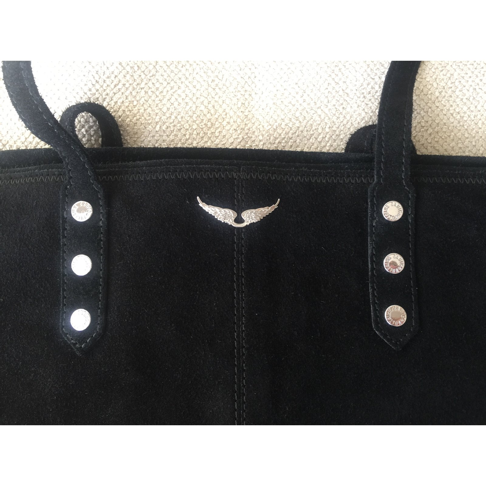 Zadig & Voltaire Tote bag Black Leather ref.86626 - Joli Closet