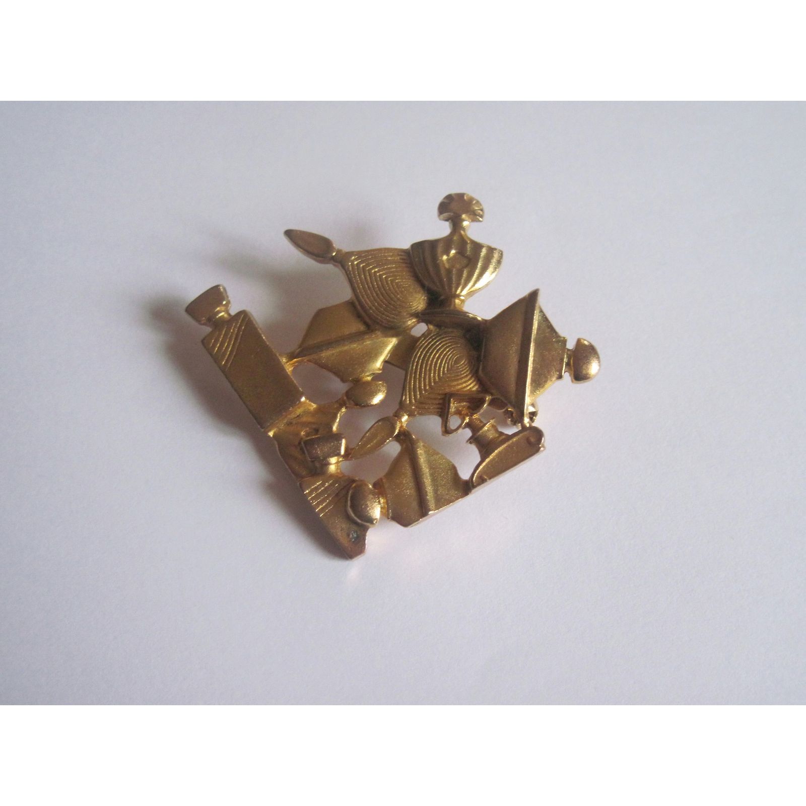 Broche Guerlain En Métal Doré - Neuf Sans Emballage D'origine, Bijou De Luxe