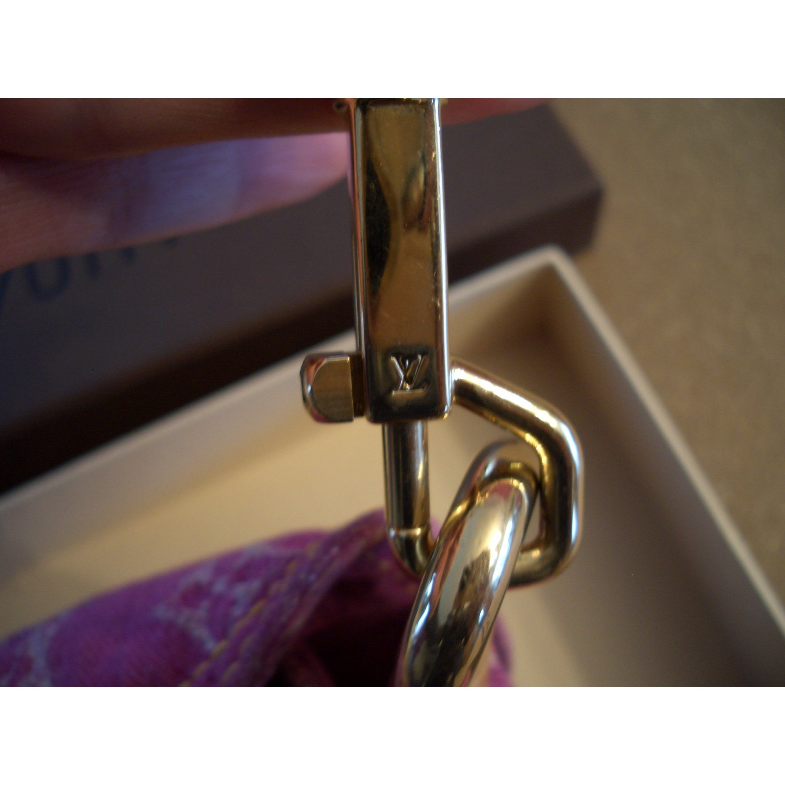 Louis Vuitton Handbag Pink Denim ref.31392 - Joli Closet