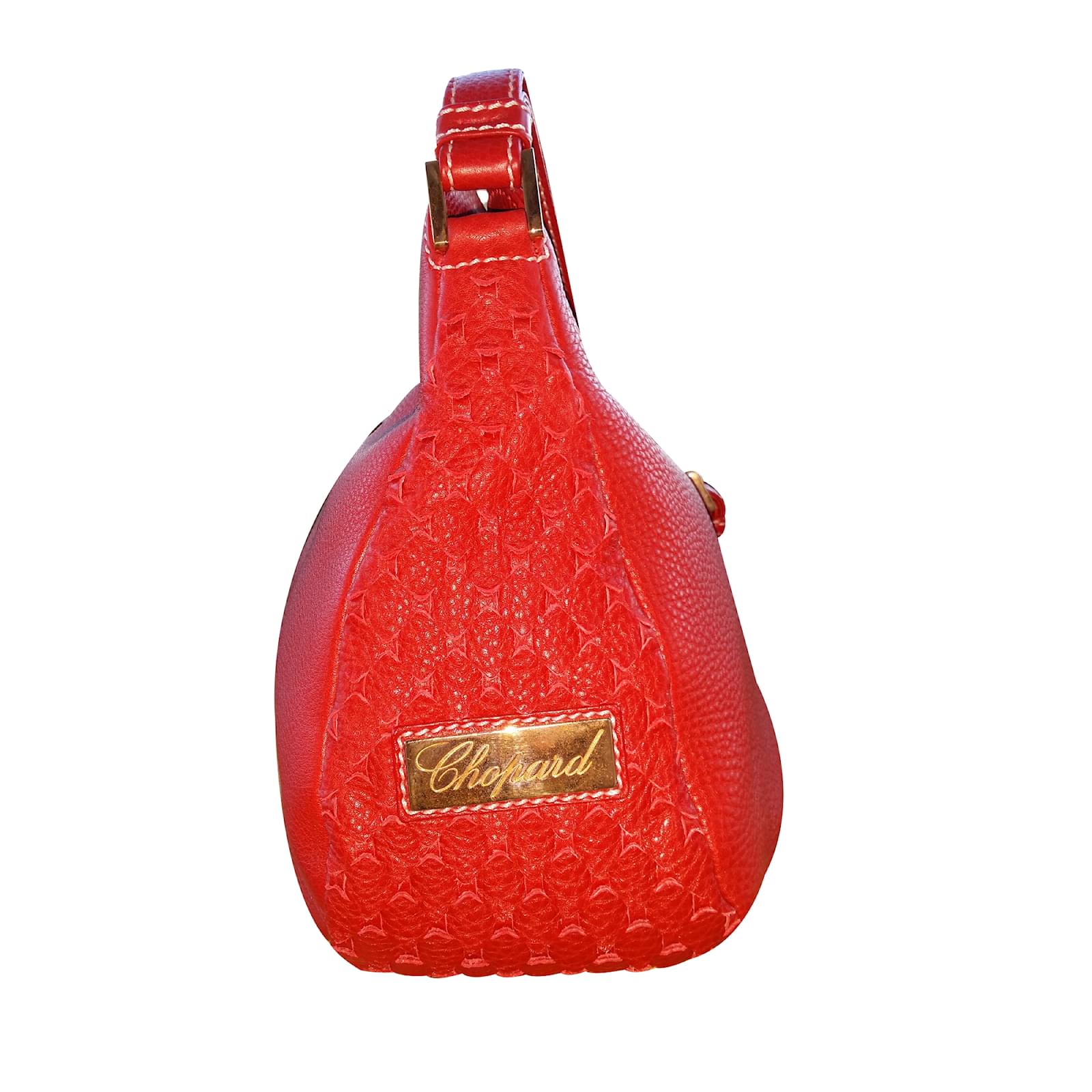 Chopard Handbag Red Leather ref.31646 Joli Closet