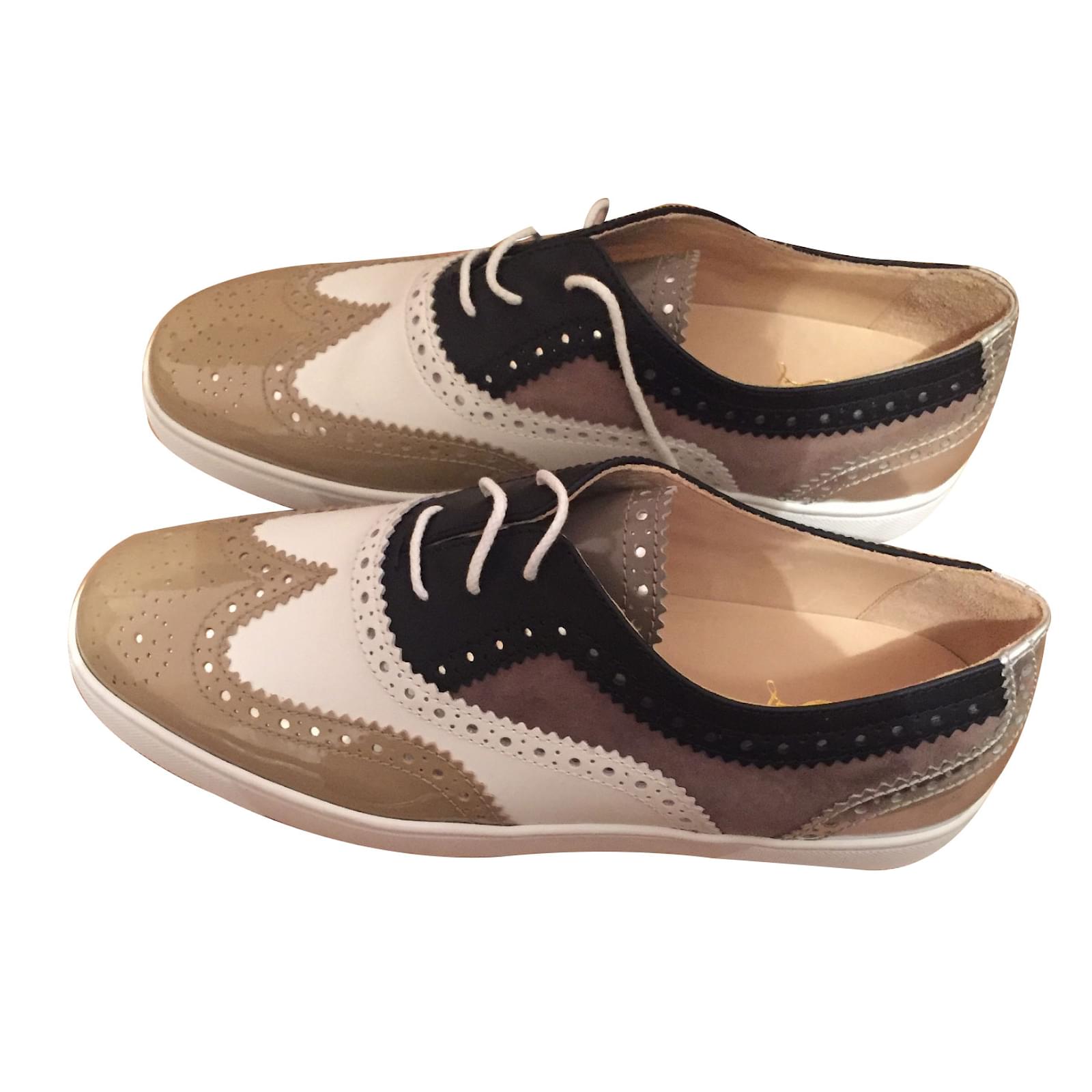 louboutin beige homme