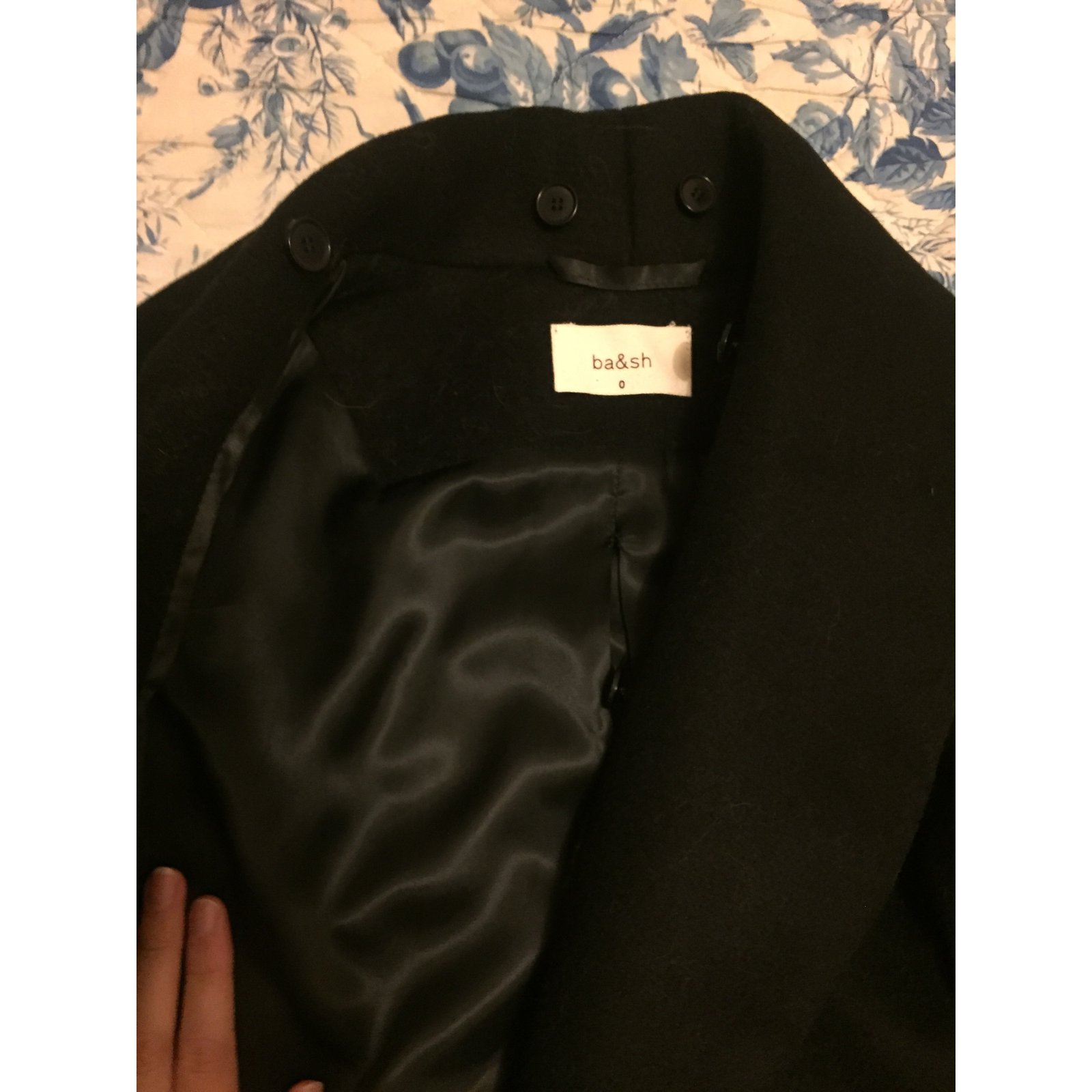 Bash Coats, Outerwear Black Wool ref.32318 - Joli Closet