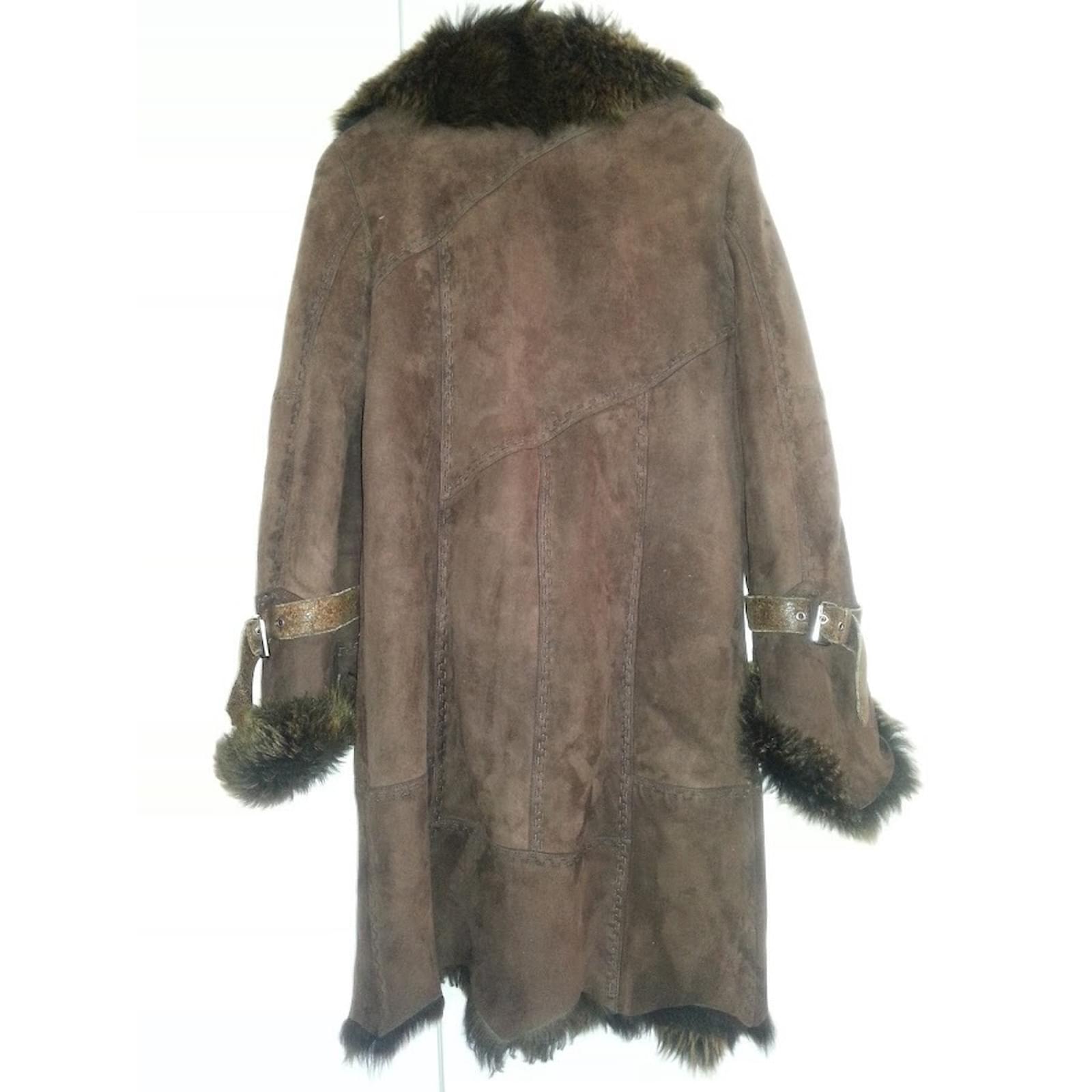 Rizal Coat Chocolate Fur ref.33963 - Joli Closet