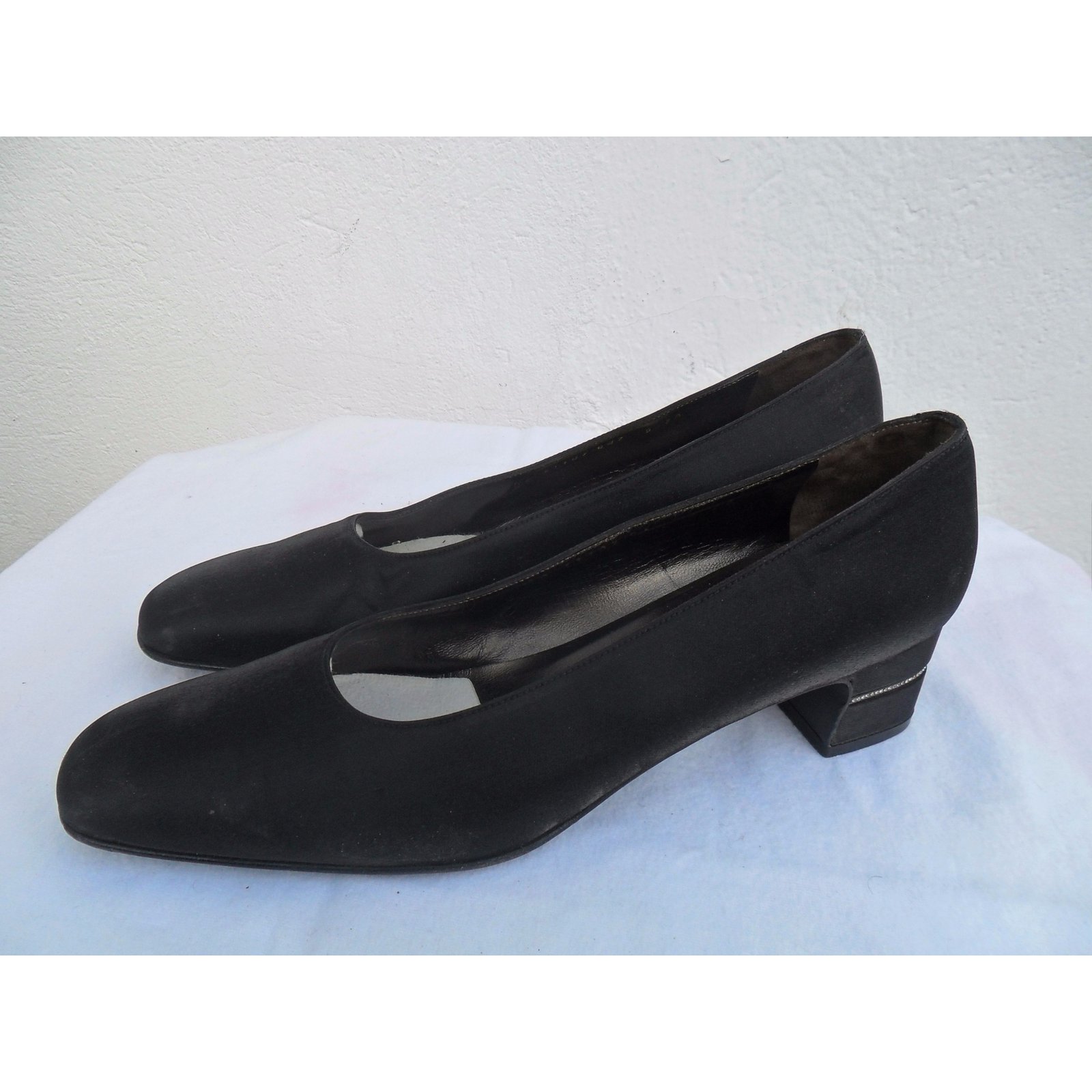 Salvatore Ferragamo Heels Black Cloth ref.34258 - Joli Closet