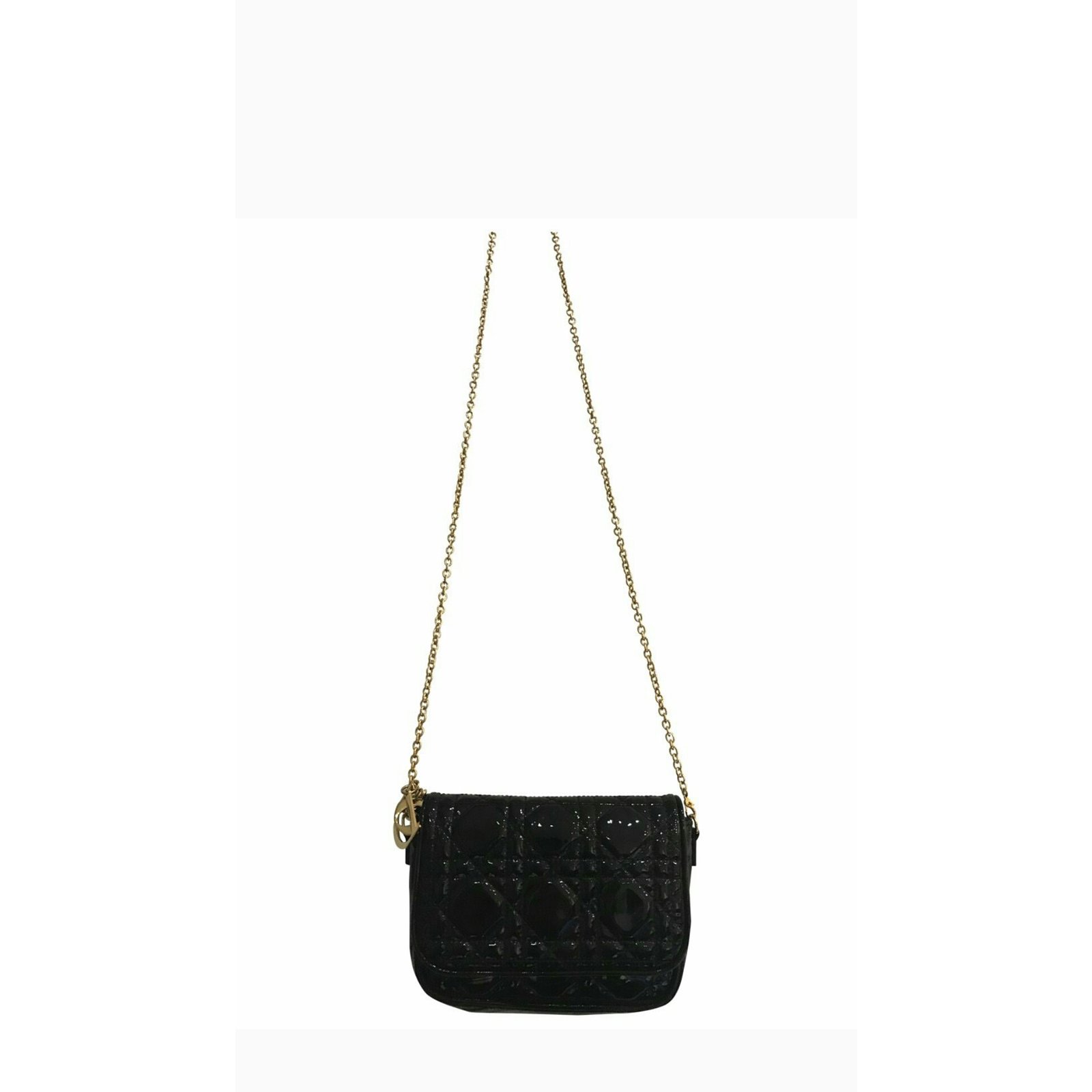 Christian Dior Handbag Black Patent leather ref.34859 - Joli Closet