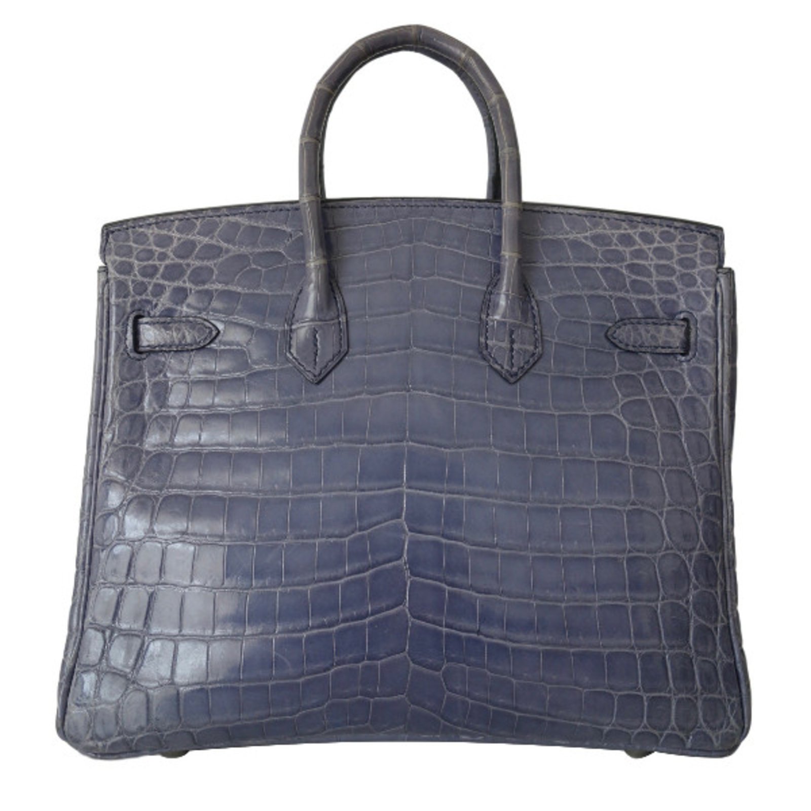 Hermès BIRKIN CROCODILE 25 Blue Purple Exotic leather ref.35170 - Joli  Closet