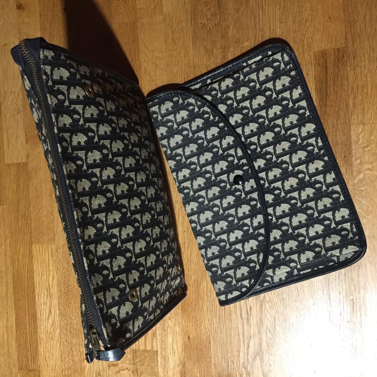 Christian Dior Purses, wallets, cases Blue Cloth ref.35340 Joli Closet