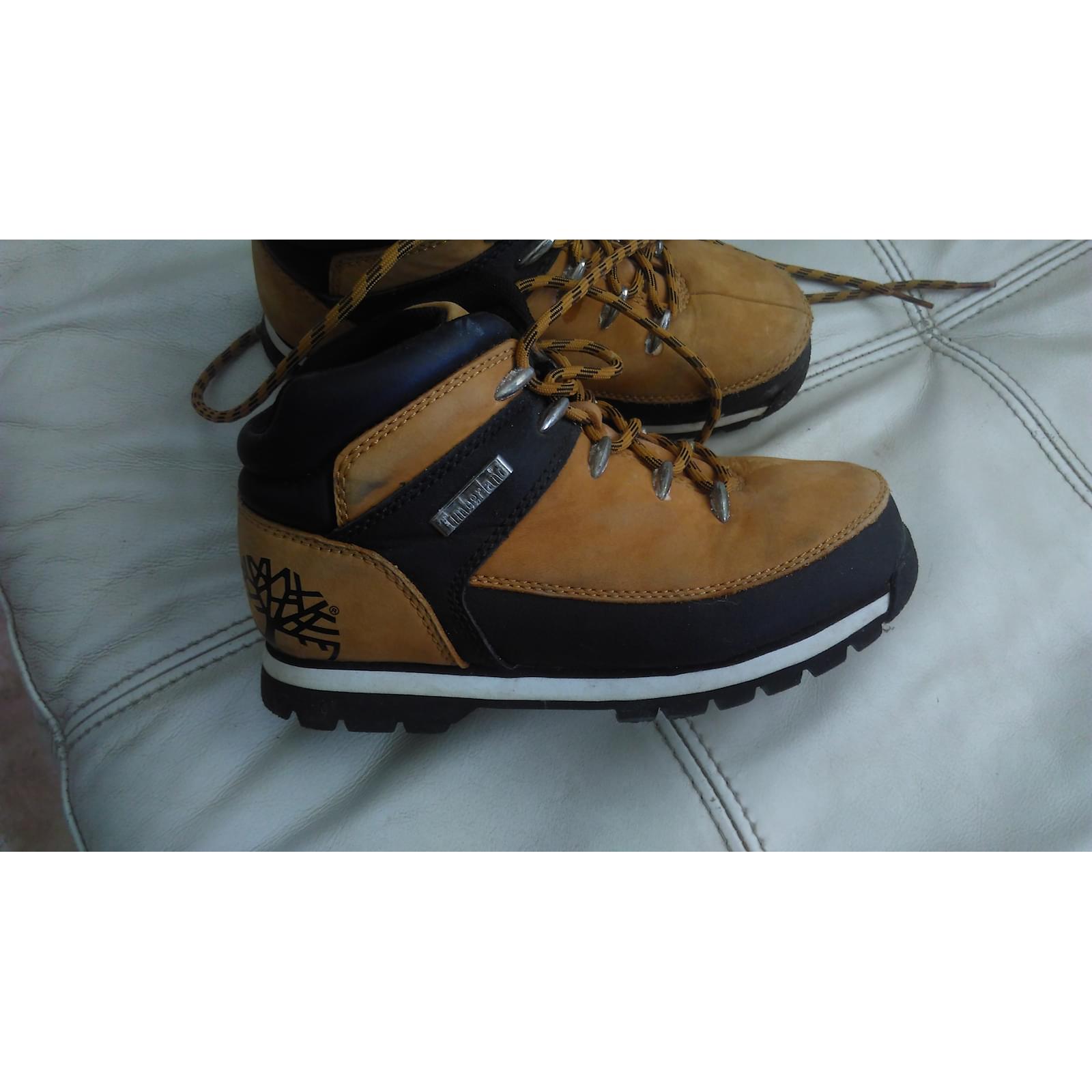 lacets timberland beige