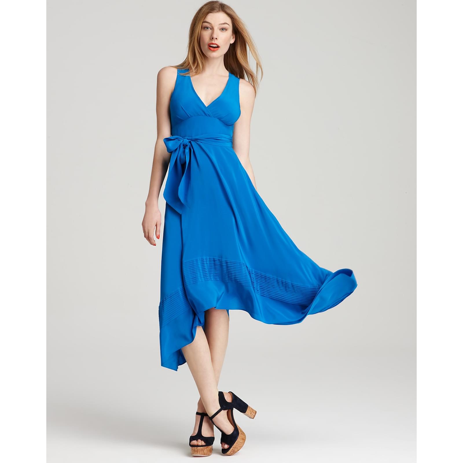 Marc Jacobs Miro Blue Silk ref.JC35954 (Sold) - Joli Closet