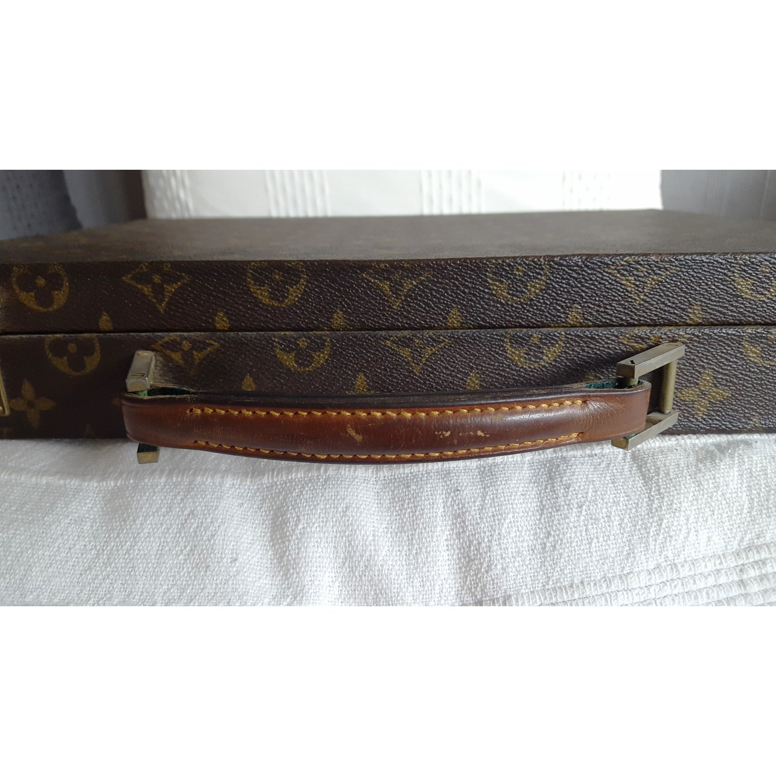 Louis Vuitton Bags Briefcases Brown Leather ref.814881 - Joli Closet