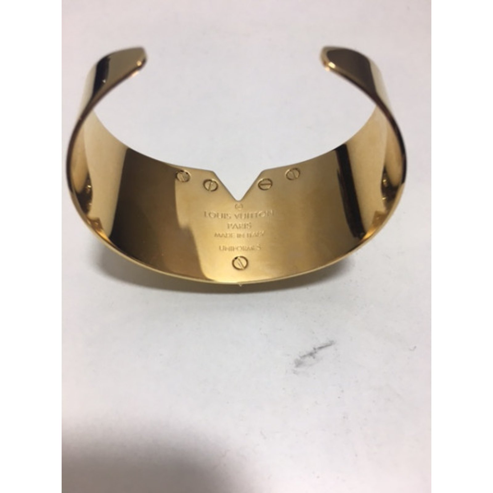 LOUIS VUITTON Metal Into Louis Bracelet Dore 1151253