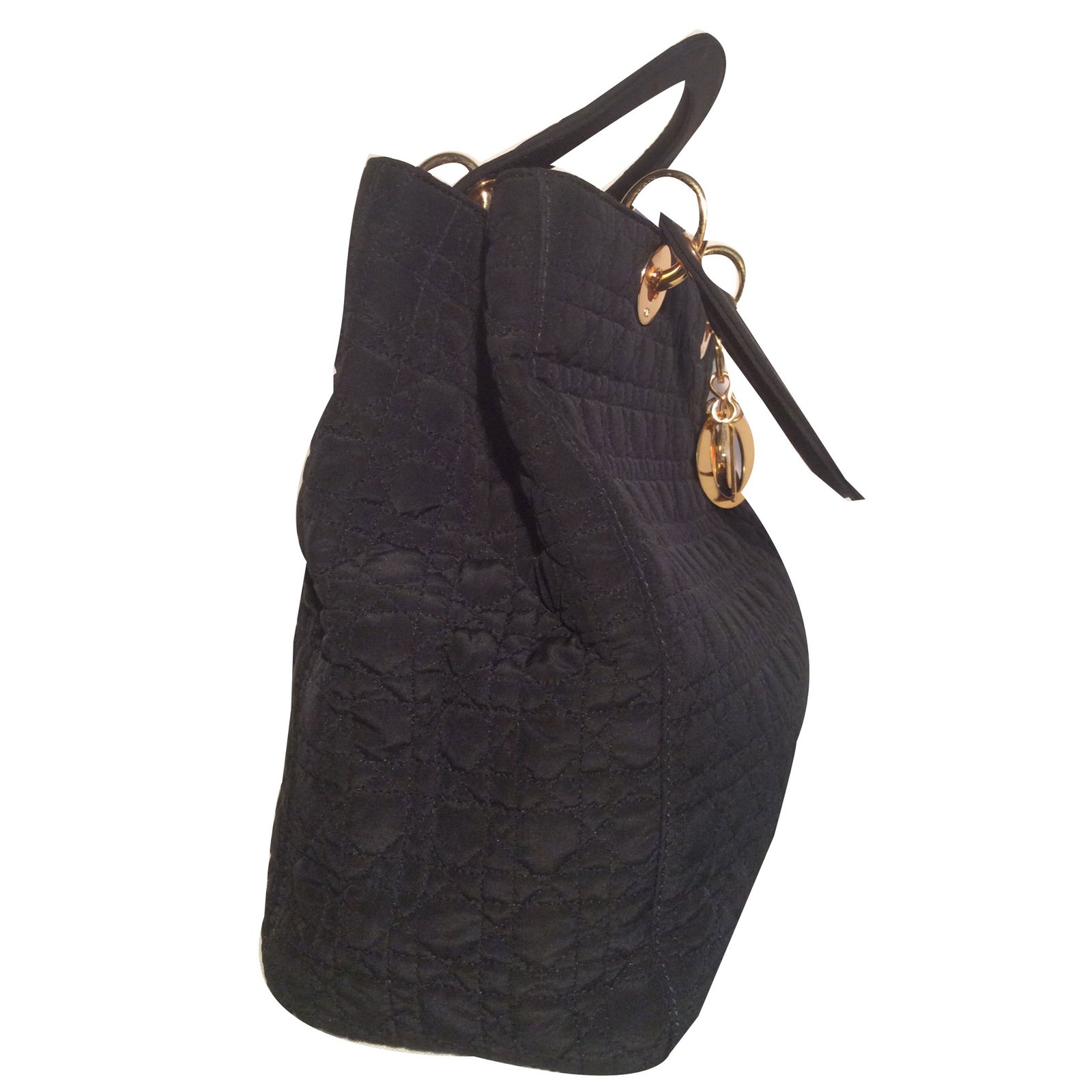Christian Dior Handbags Black Goldplated ref.36471 Joli Closet