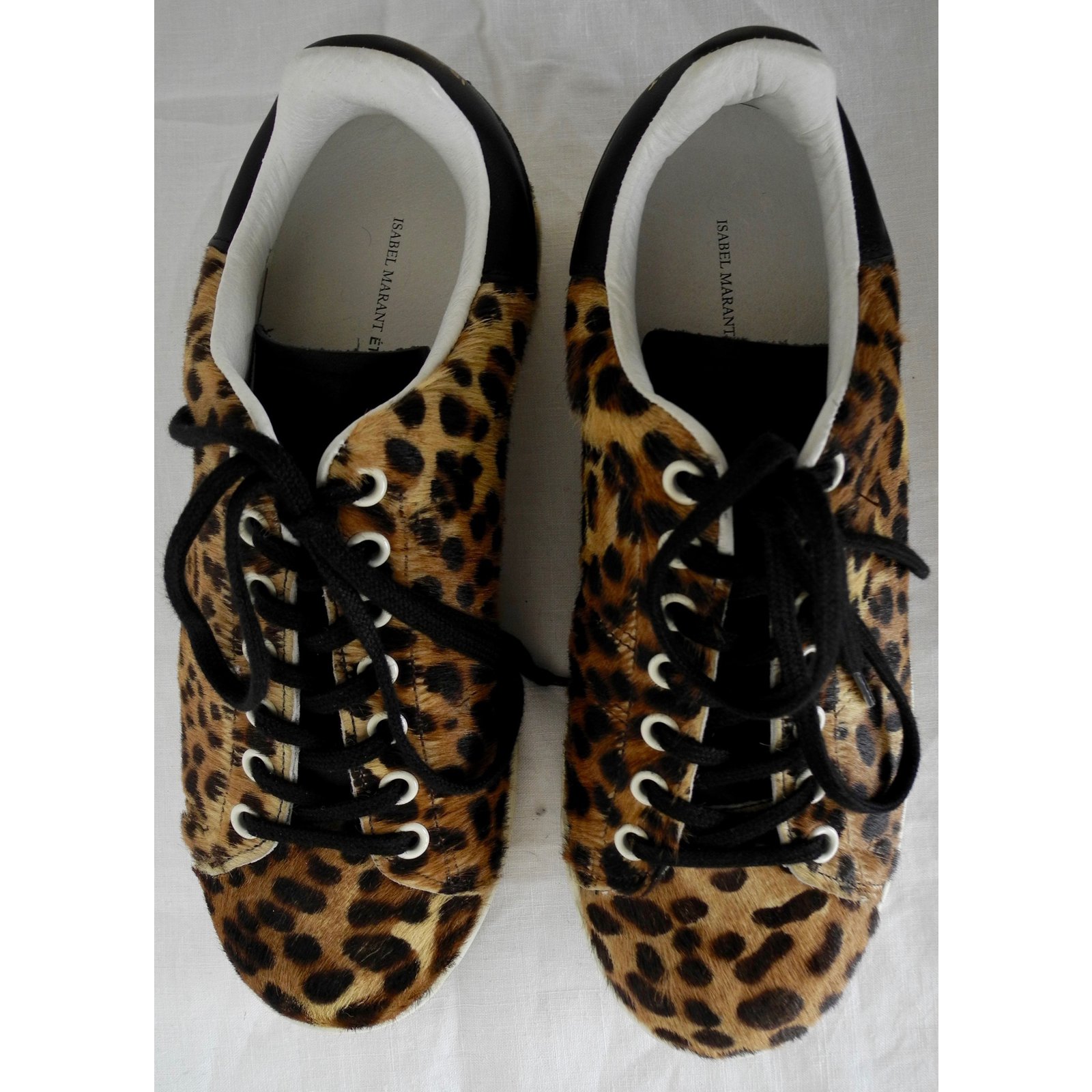politik meteor Med venlig hilsen Isabel Marant Etoile Sneakers Leopard print Pony-style calfskin ref.36677 -  Joli Closet