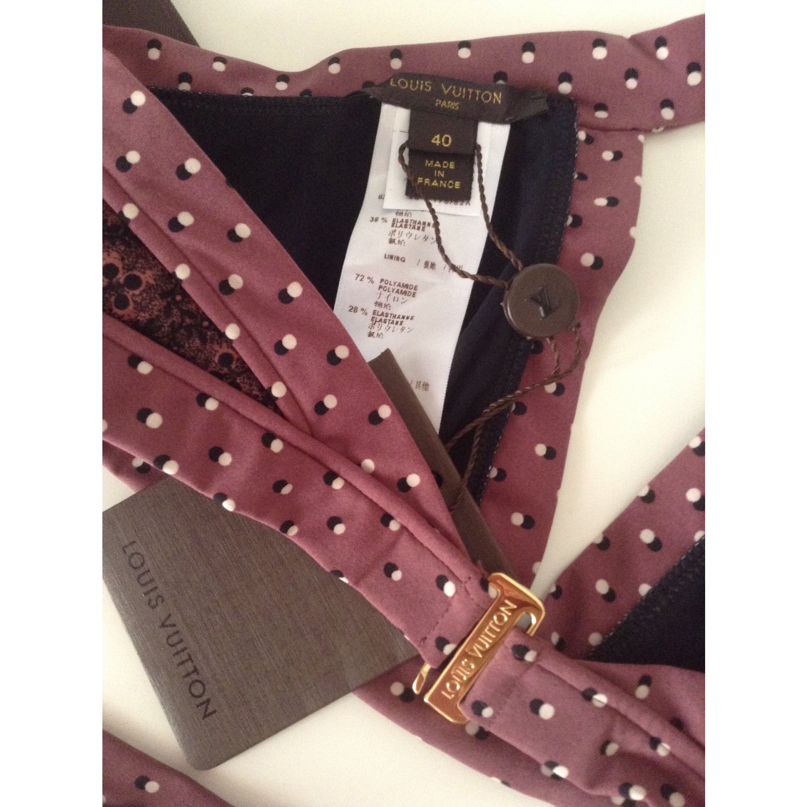 Louis Vuitton Swimsuit two new pieces Purple Polyamide ref.36764 - Joli  Closet