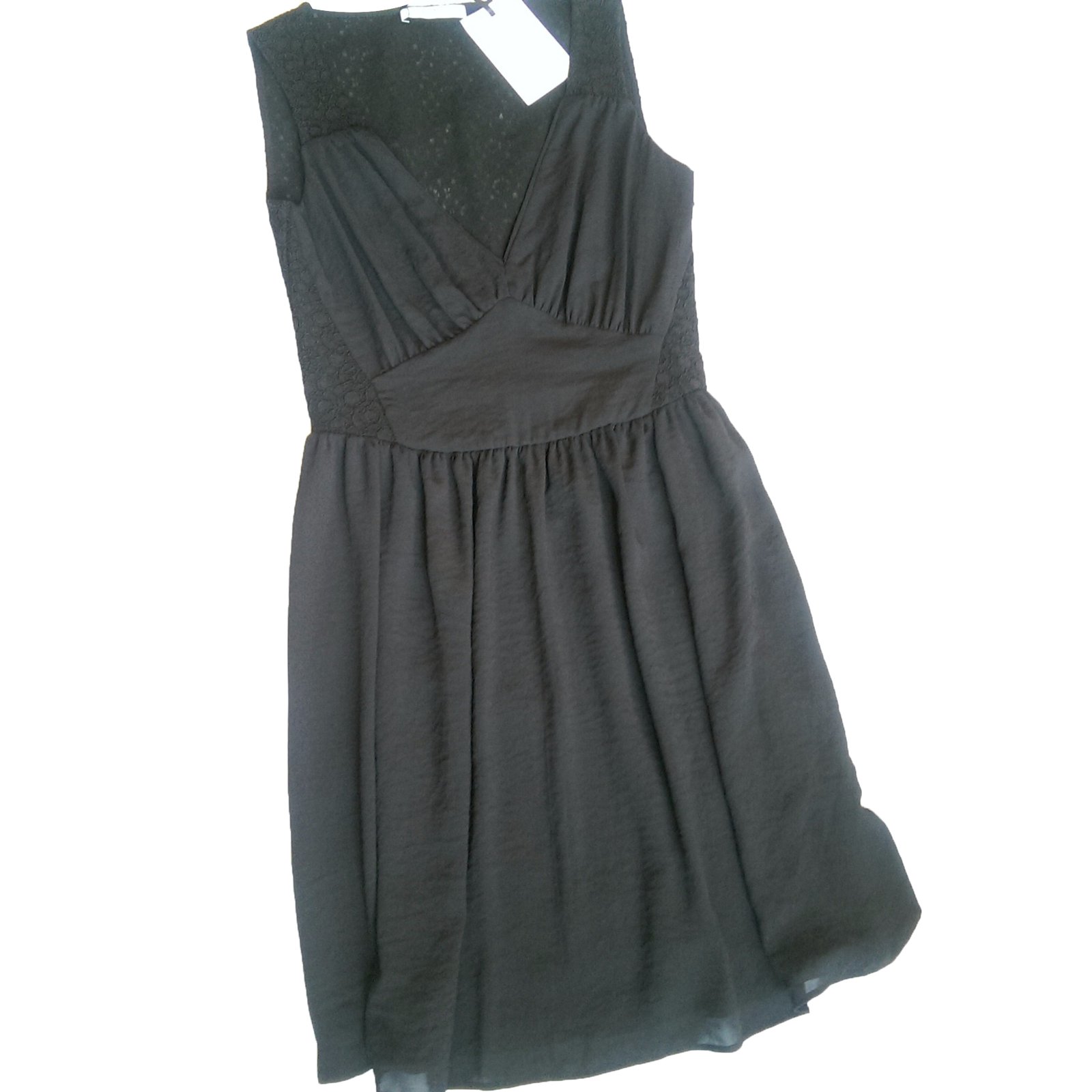 Zapa Dress Black Polyester Viscose Lace ref.36885 - Joli Closet