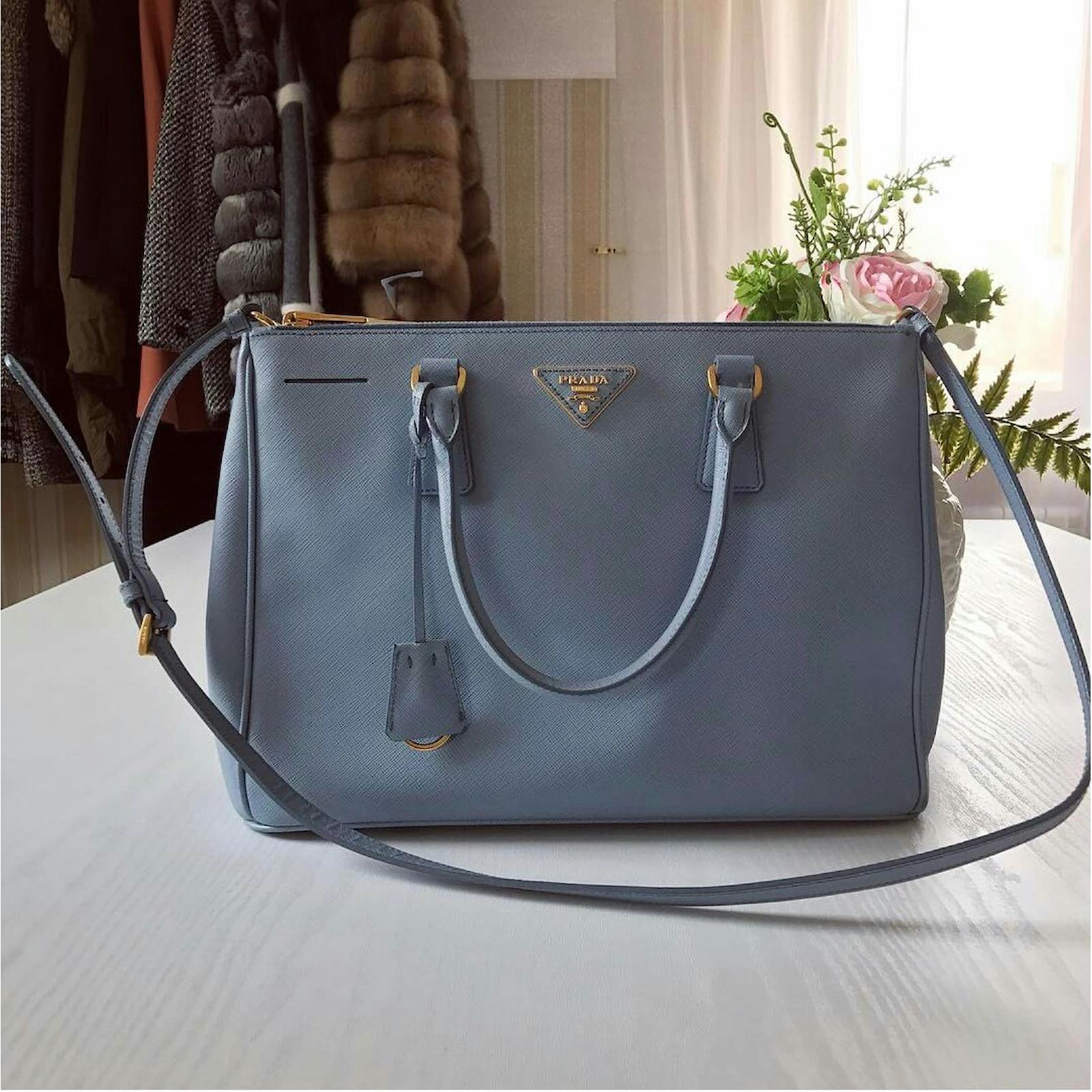 baby blue prada bag