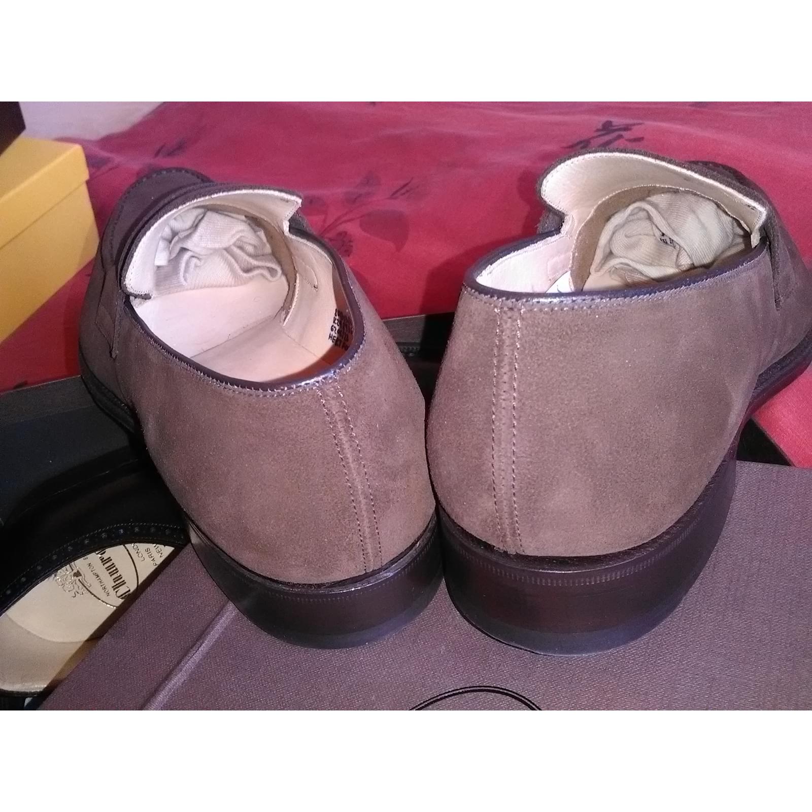 Chaussures de ville marrons Church pour homme